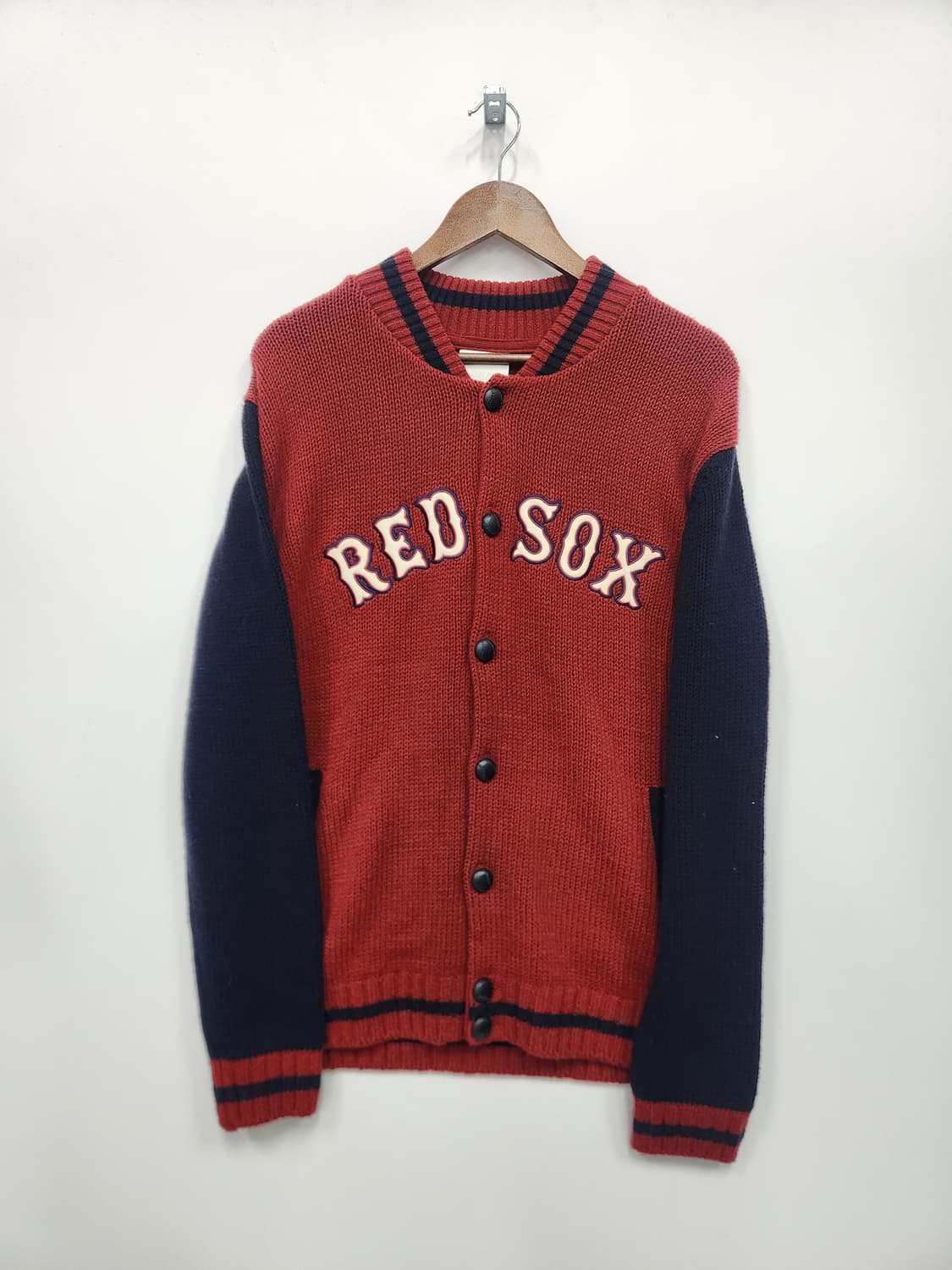 MLB redsox 레드 니트자켓 상품이미지1