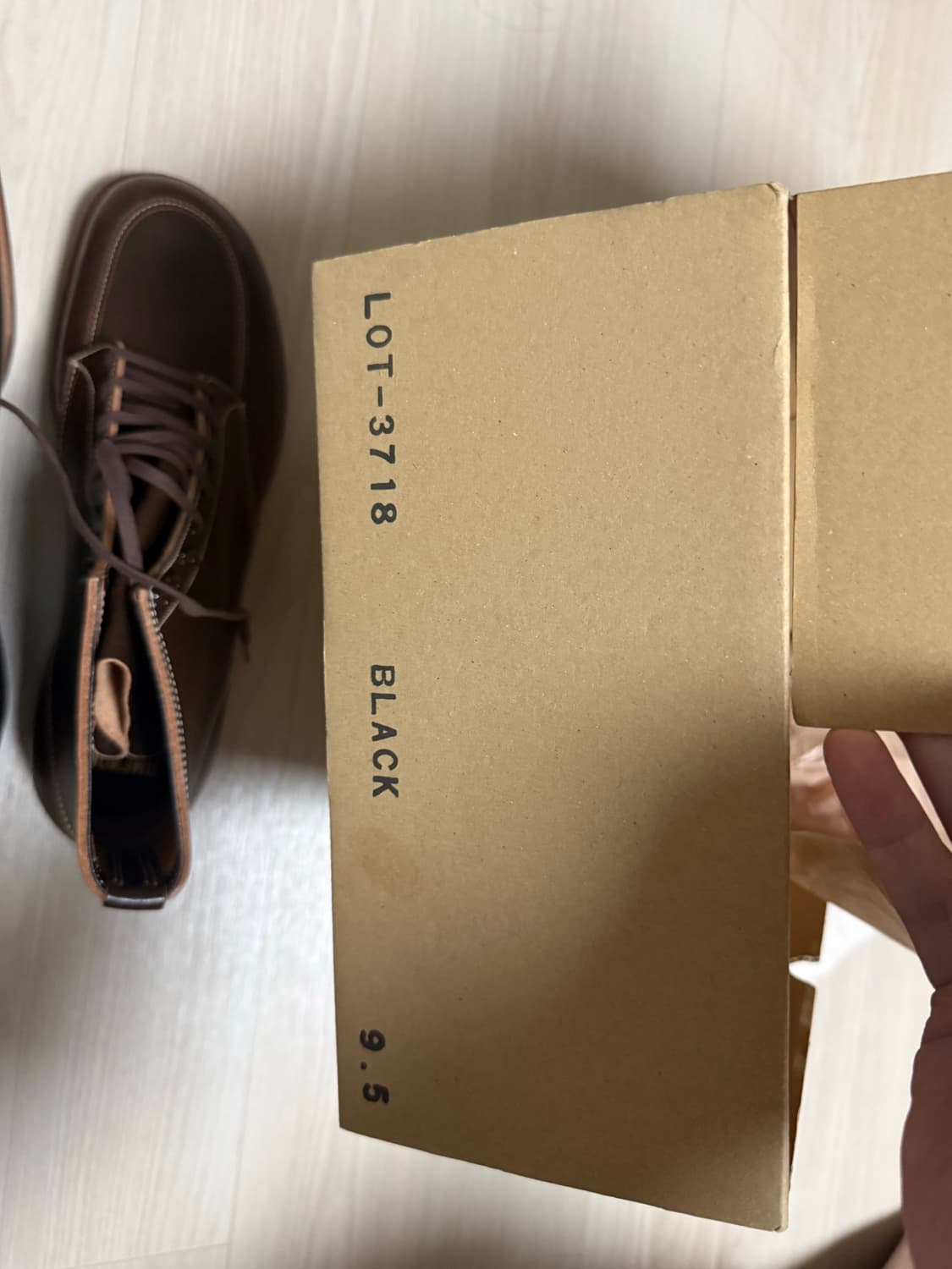 타임원클로딩 엣라코 부츠 브라운 9.5사이즈 상품이미지5