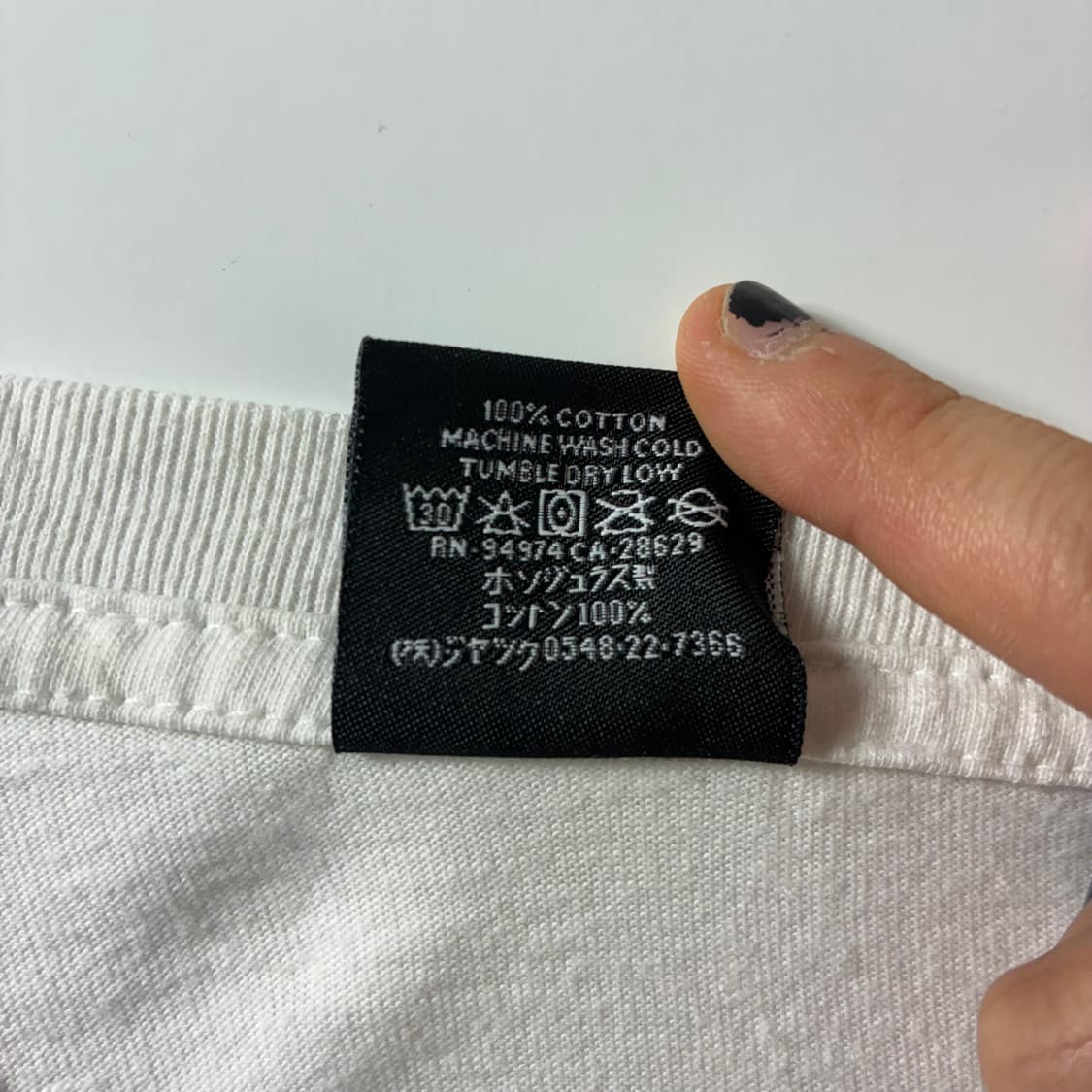 Stussy  스투시 베이직 로고 화이트 롱슬리브 티셔츠  상품이미지6