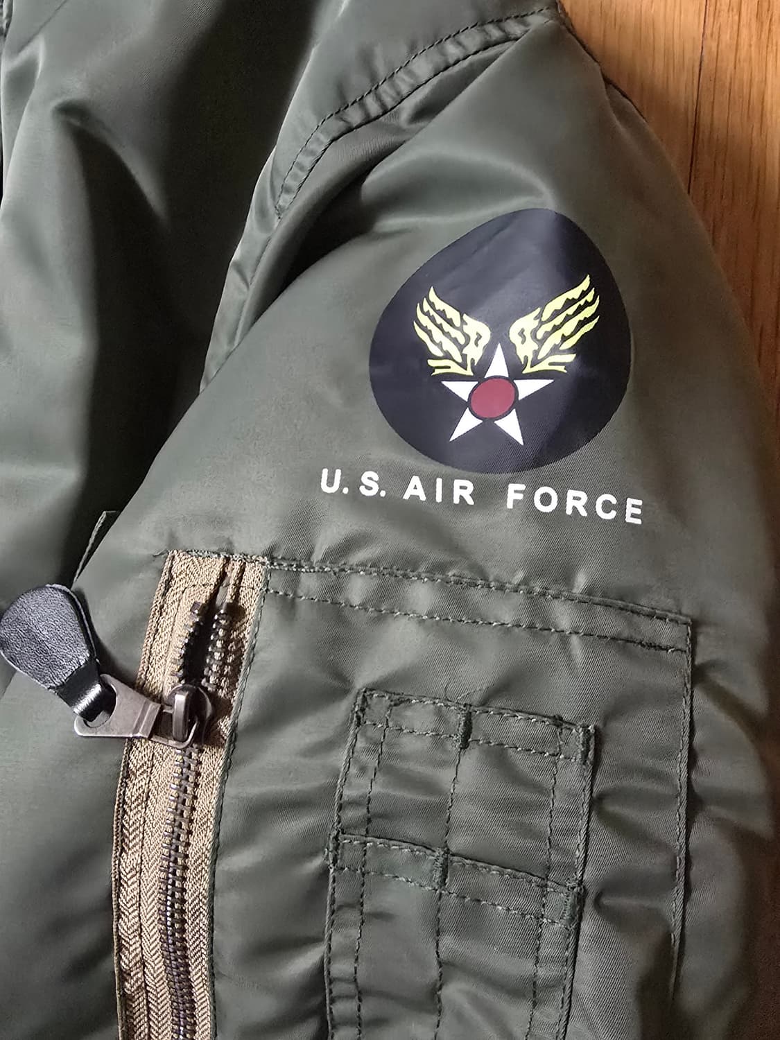 알리발 복각 ma1 항공점퍼 L 상품이미지4