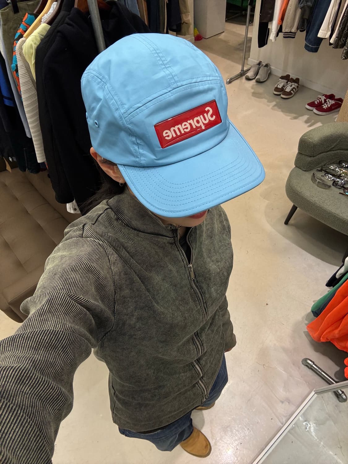 슈프림 인셋 젤 캠프캡  상품이미지5