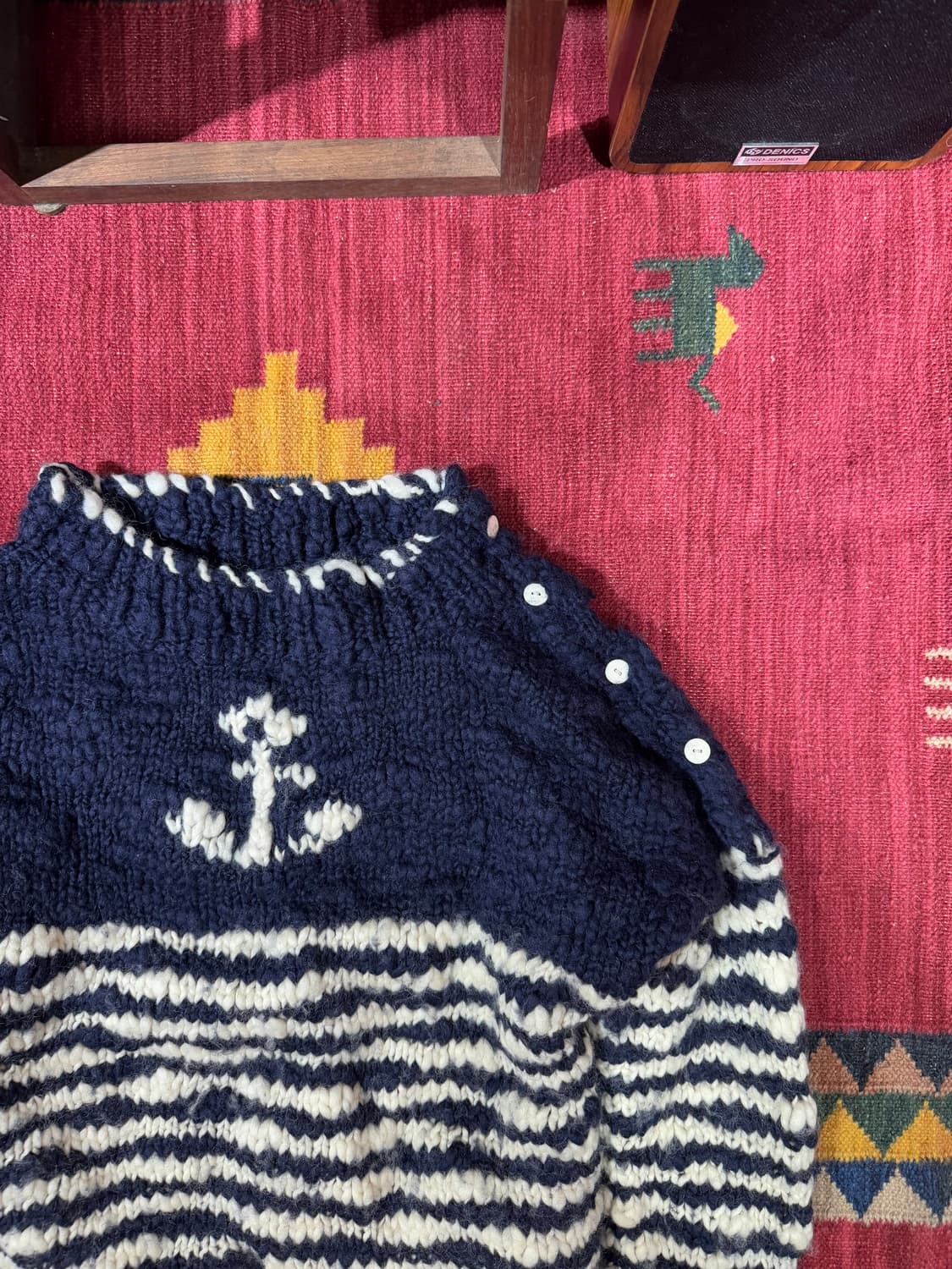 Handmade anchor 헤비 울 니트 상품이미지5