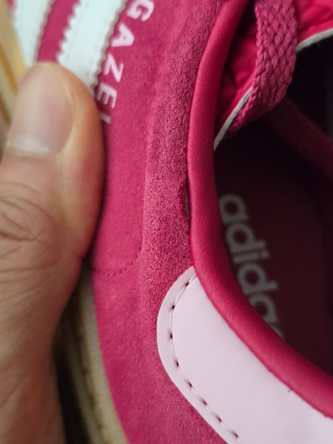 (230)아디다스 가젤 볼드 와일드 핑크 상품이미지7