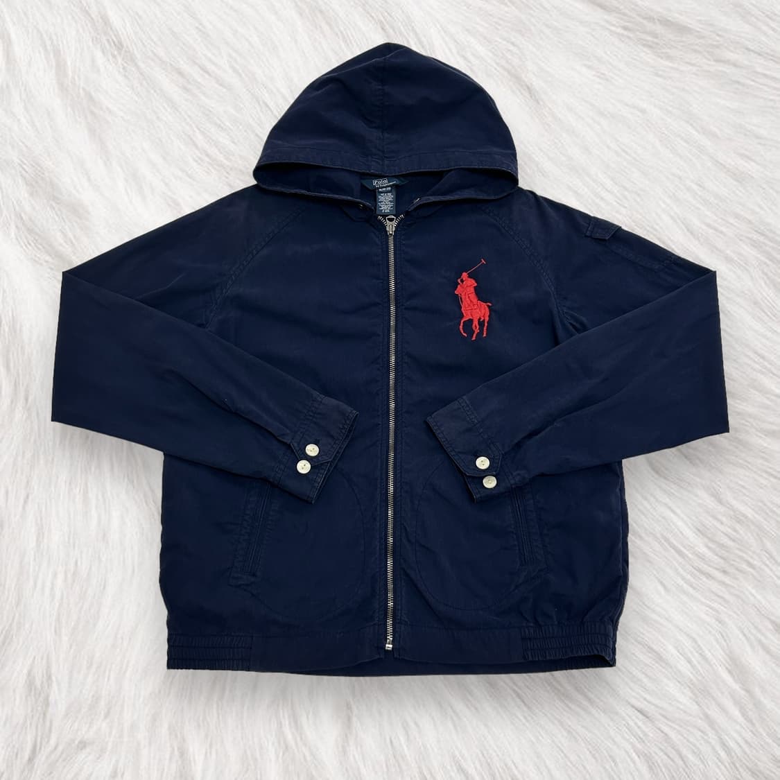 폴로 빅포니 네이비 후드자켓 상품이미지4