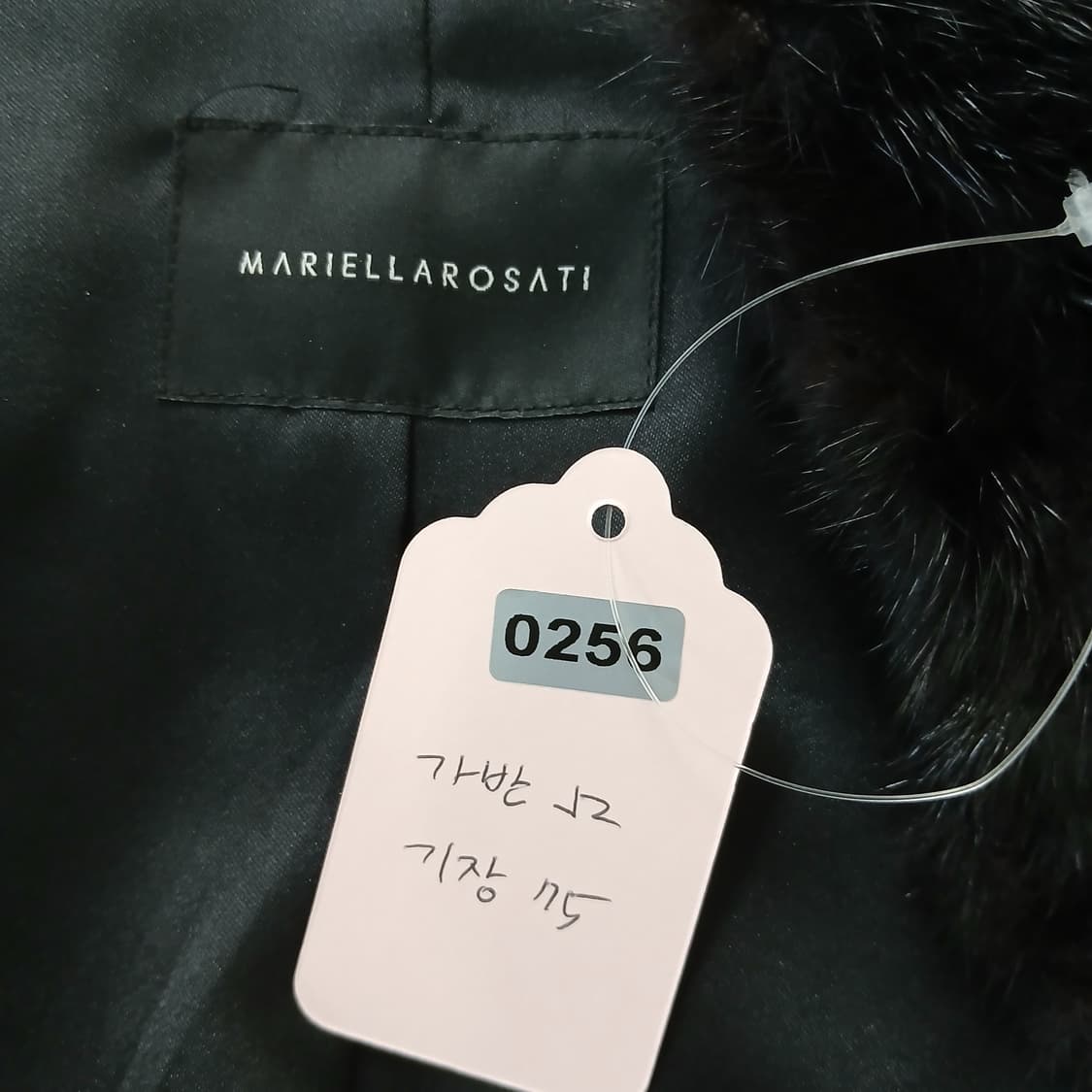 MALIELLAROSATI 블랙 밍크 코트 여성용 상품이미지10