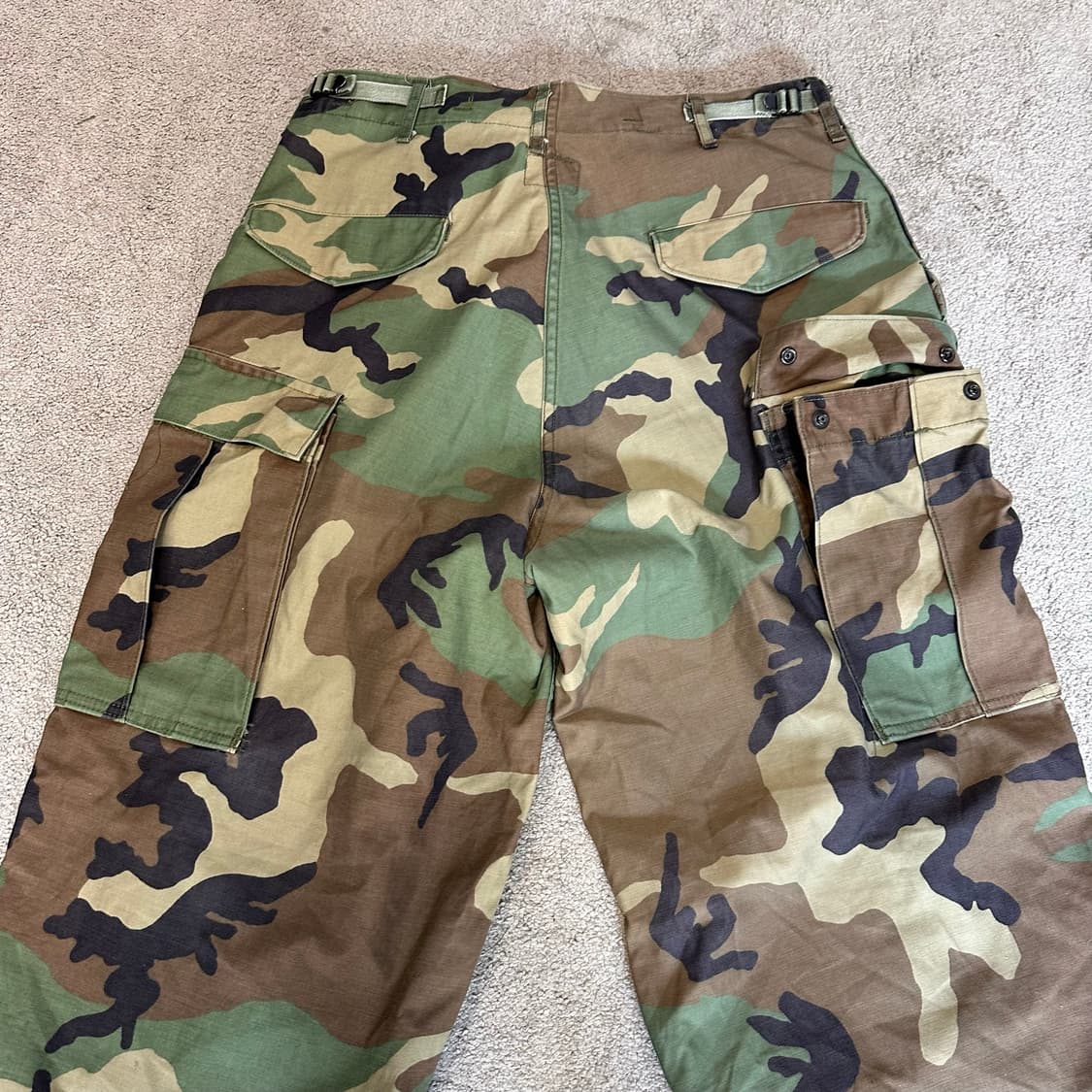 USA 80s M-65 필드 우드랜드 카고 팬츠(32) 상품이미지5