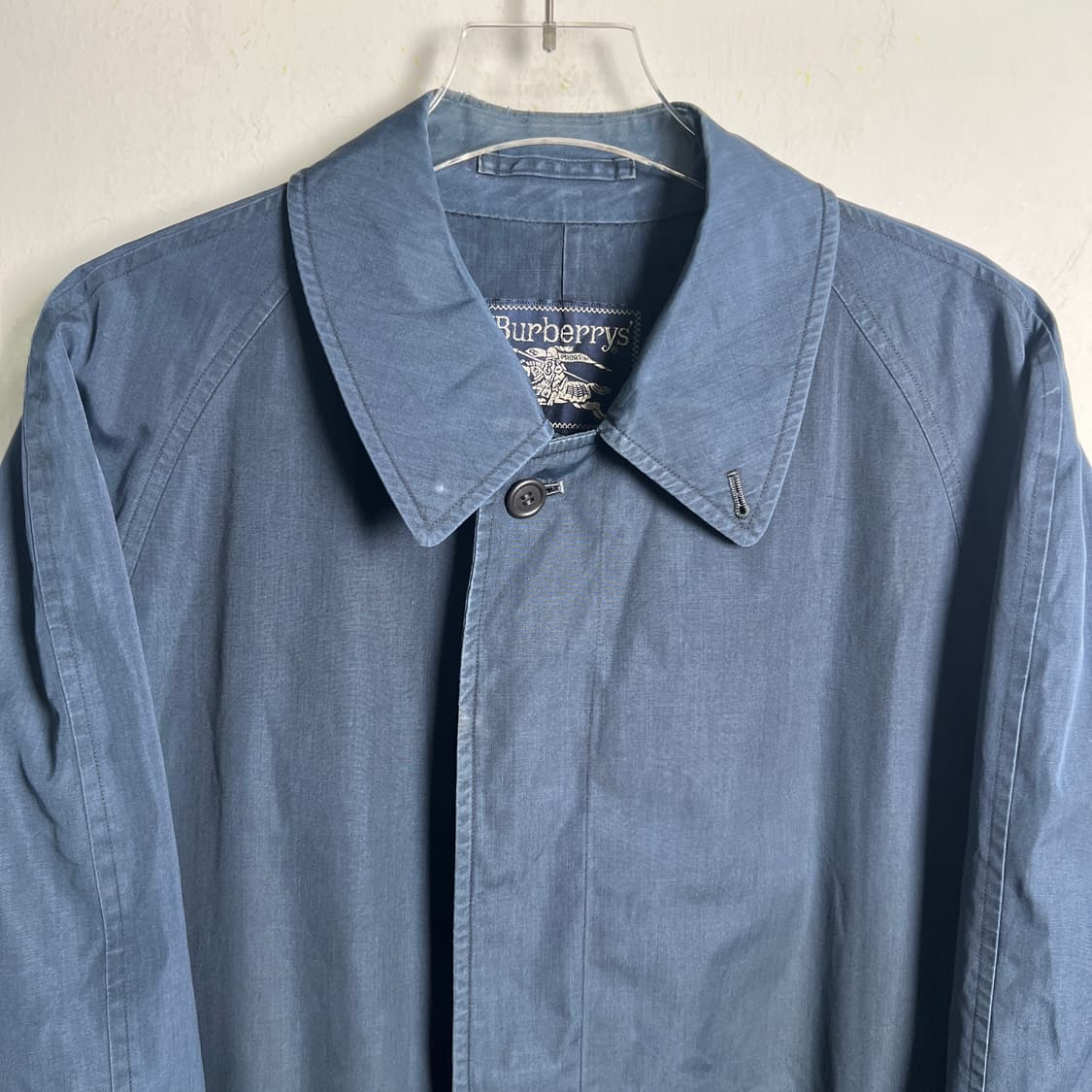 버버리 빈티지 네이비 발마칸 코트  상품이미지5