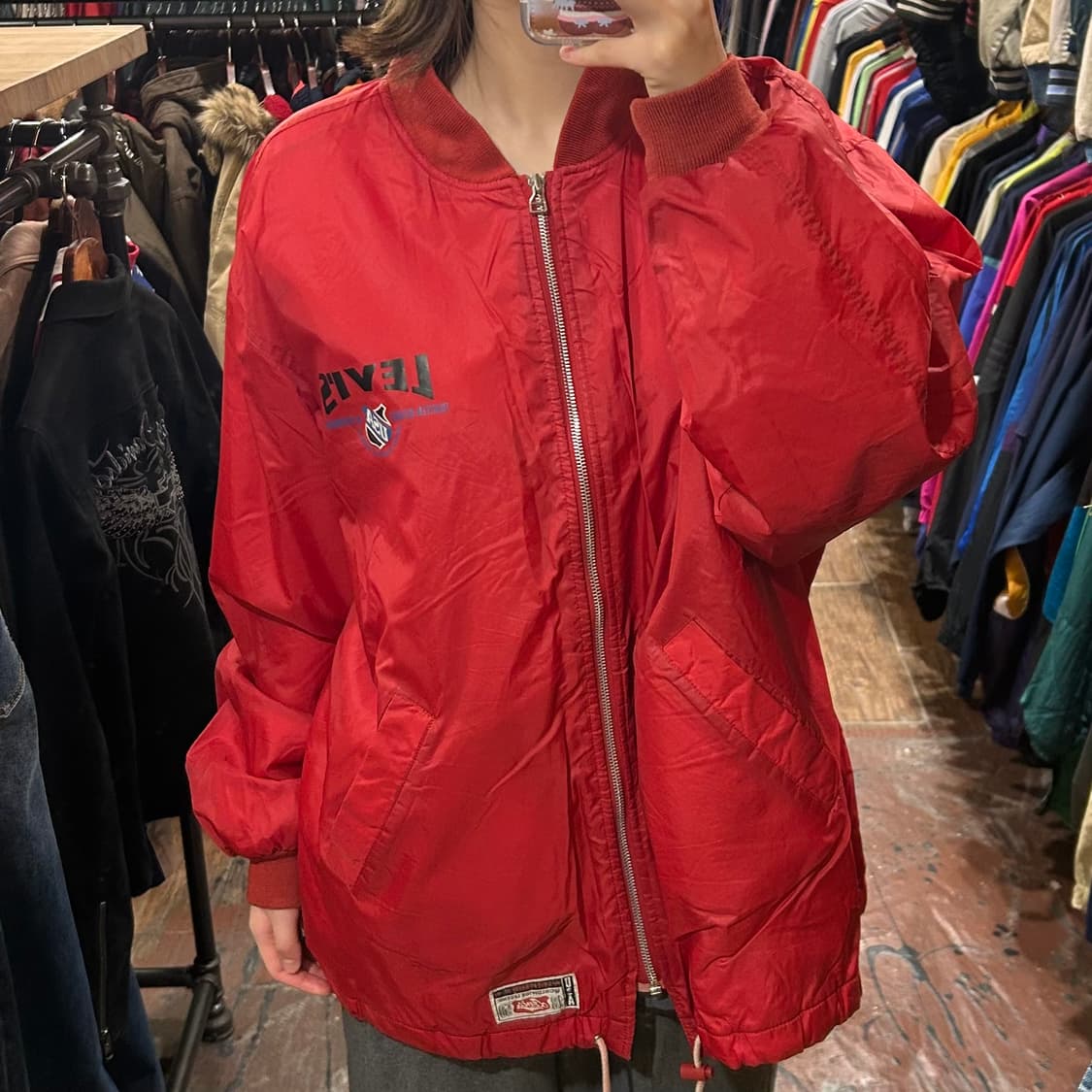  [HI]리바이스 집업 점퍼 레드 상품이미지2