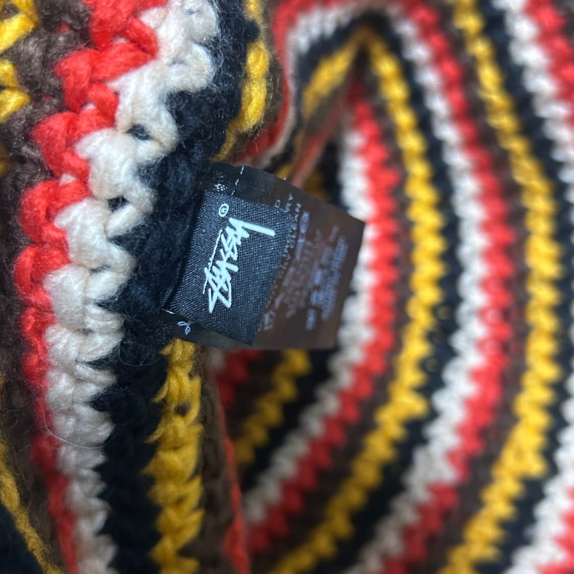 스투시 파타 스트라이프 니트 버킷햇 상품이미지3