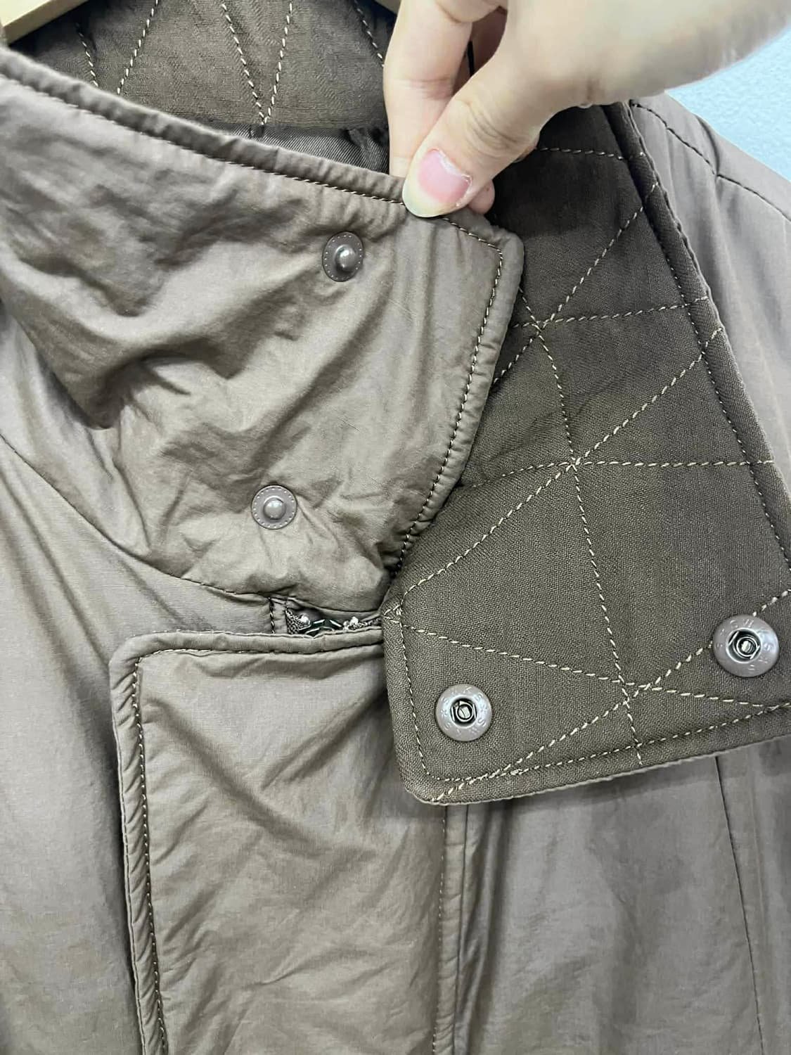 [105] 시스템 한섬 남성 하이넥 자켓 점퍼 상품이미지8