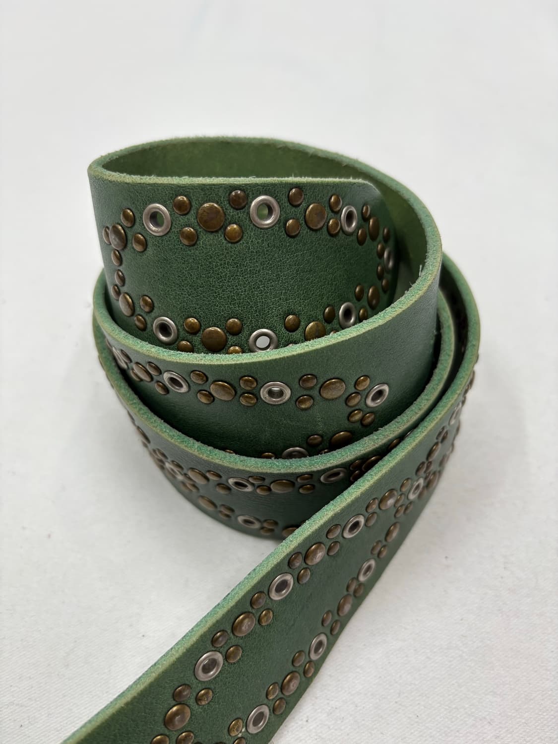 빈티지 웨스턴 자가드 스터드 버클 벨트 상품이미지2