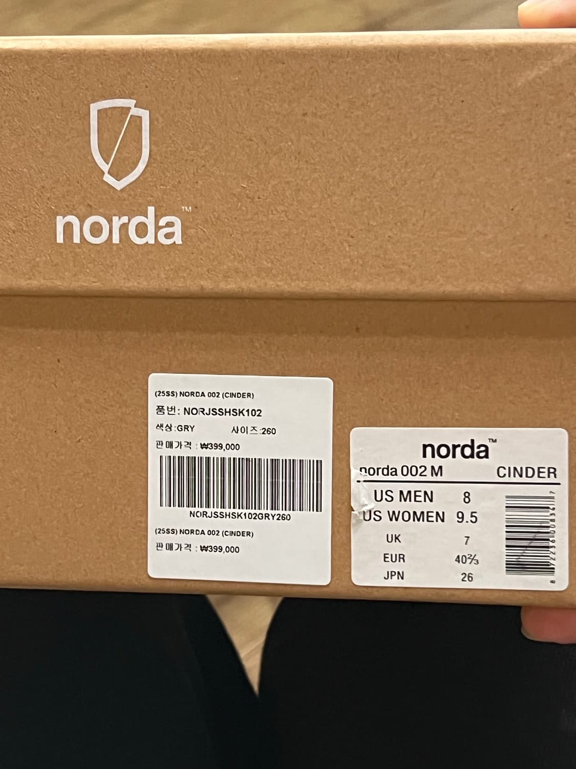 노다 002 신더 새제품 상품이미지6