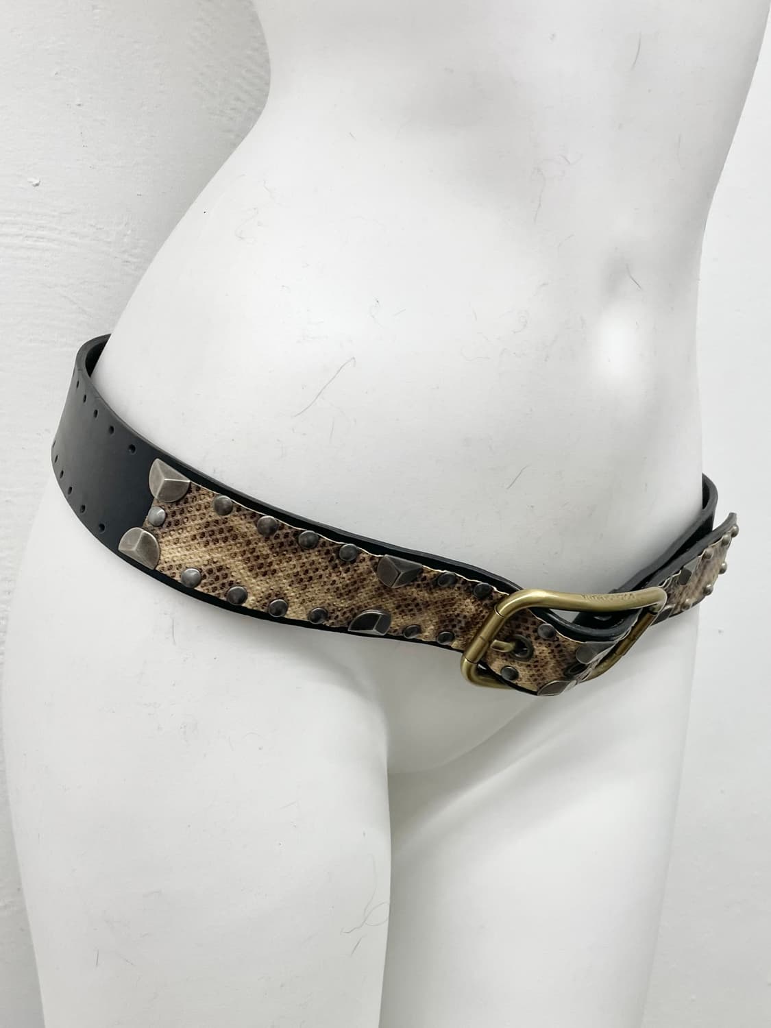 돌체앤가바나 레더 파에톤 스터드 버클 벨트*레어 상품이미지6