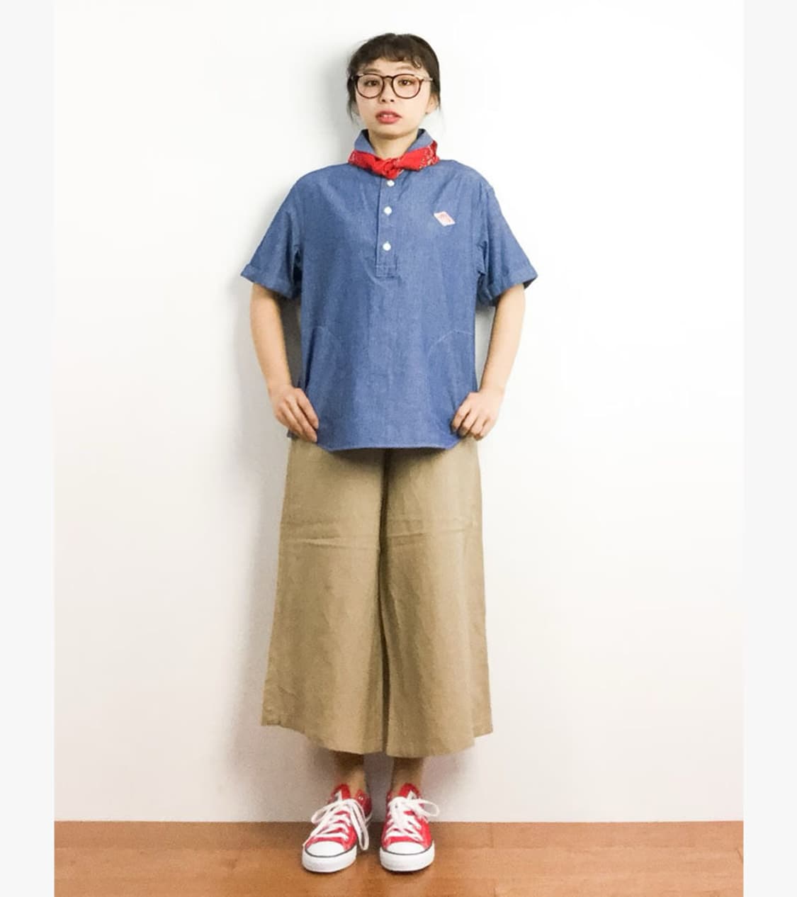 DANTON - PULLOVER CHECK SHIRT 상품이미지2