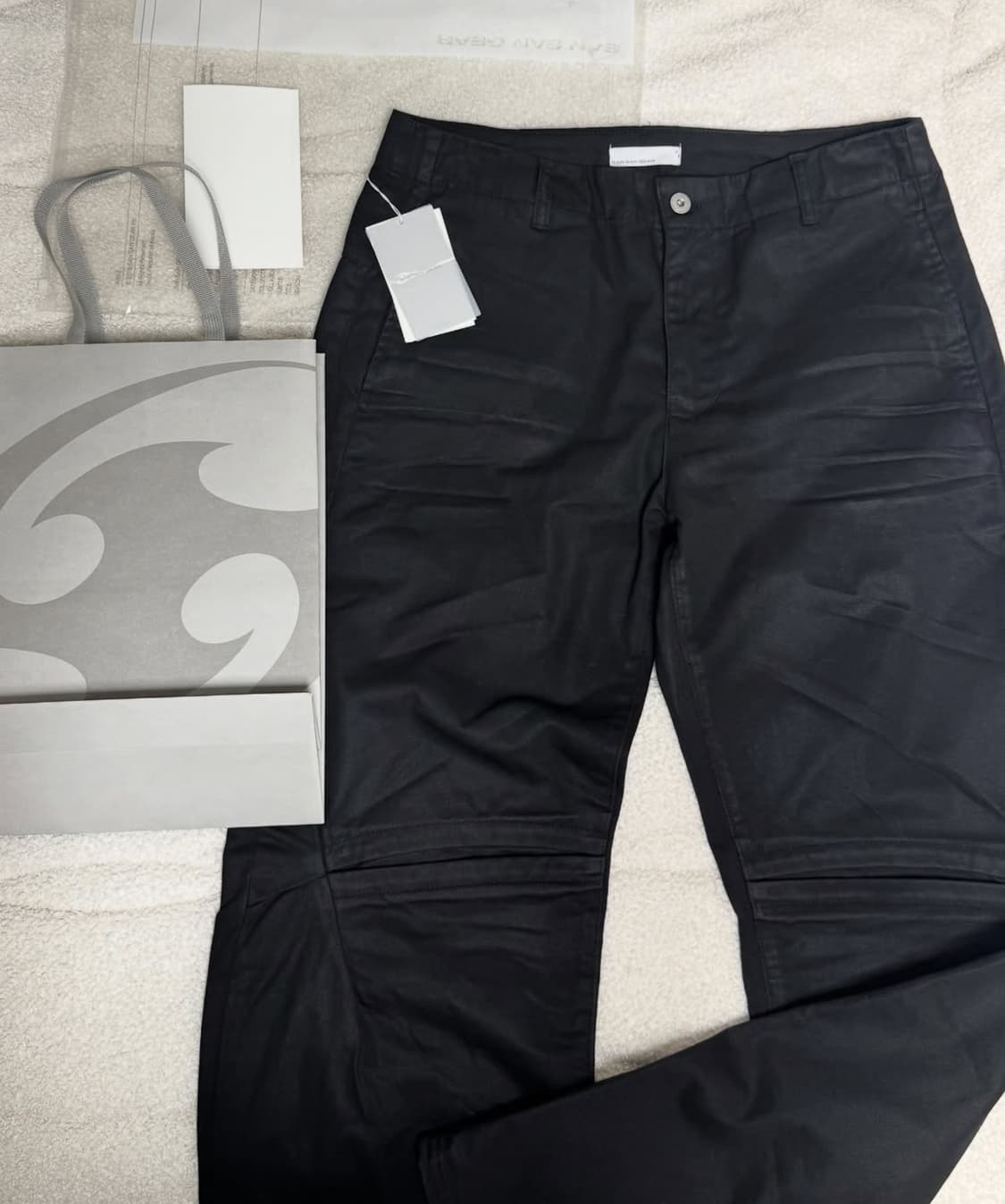 Sansangear COATED PANTS [BLACK] 4 상품이미지1