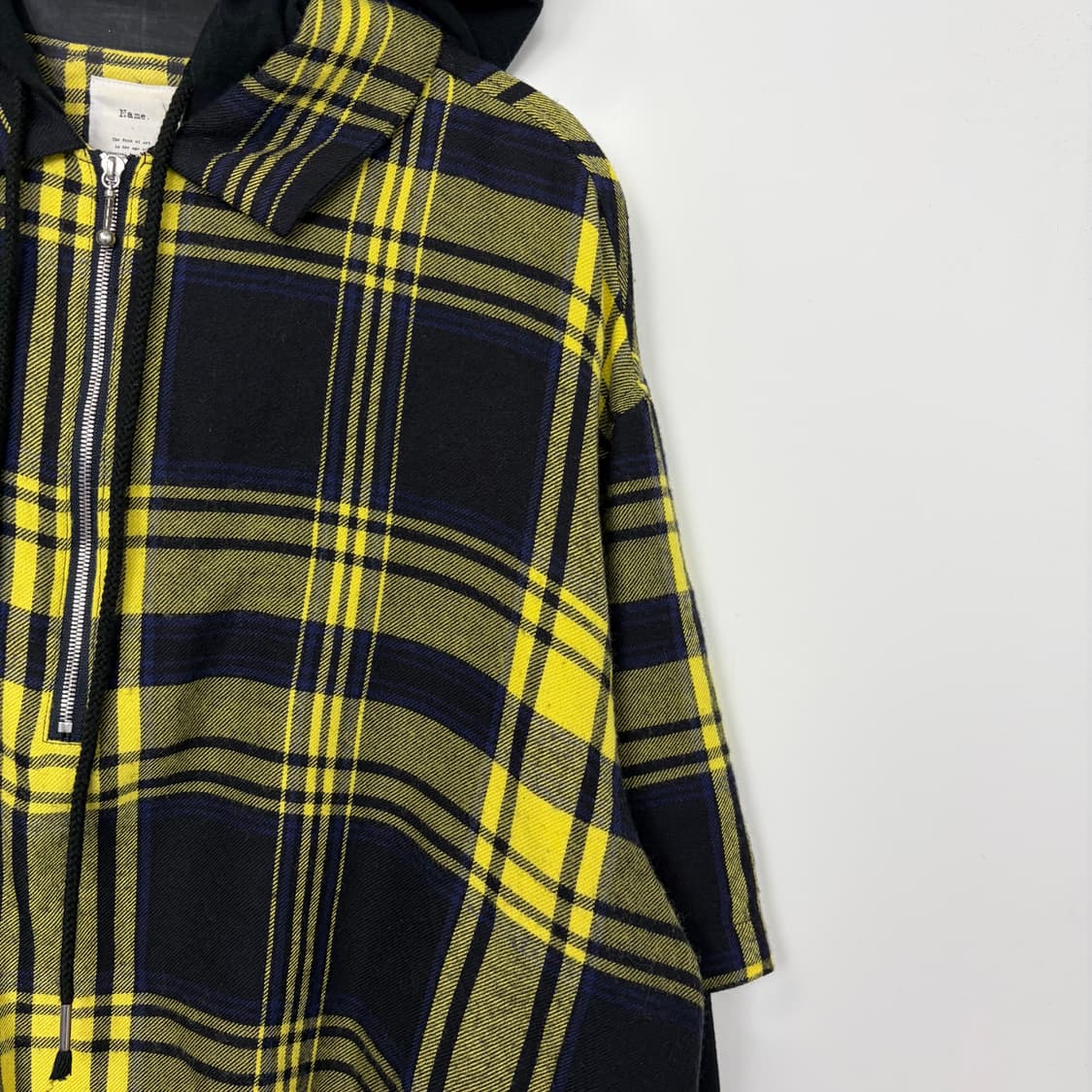 네임 레이어드 후드 하프집 카라 티셔츠 상품이미지4