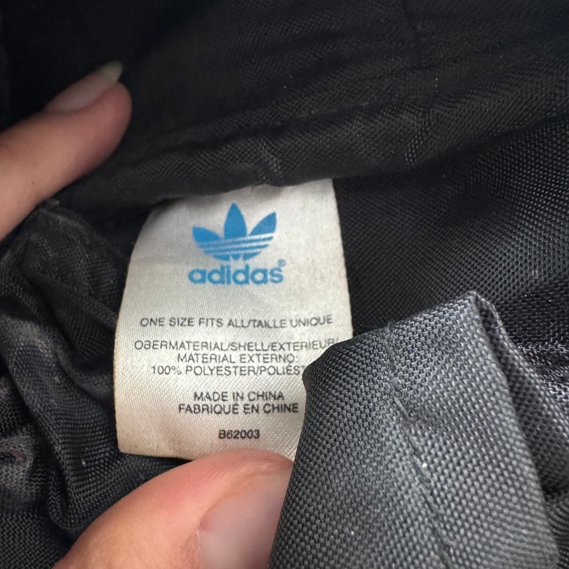 아디다스 블랙 캔버스 토트백 상품이미지4