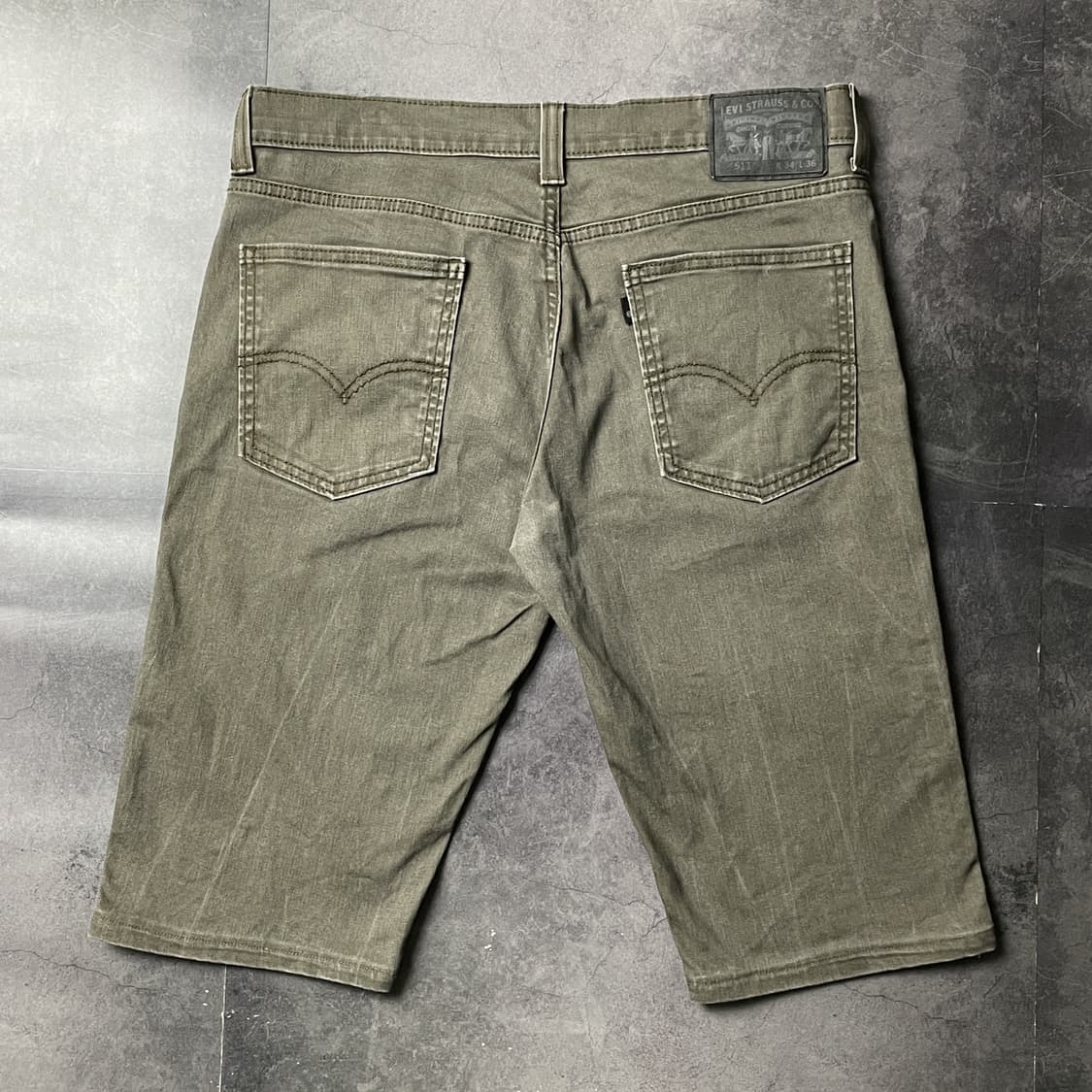 LEVI'S 리바이스511 빈티지 카키 슬림핏 하프팬츠 A01173 상품이미지5