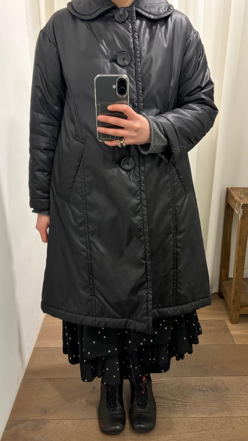 Big Collar Padded Coat 상품이미지4