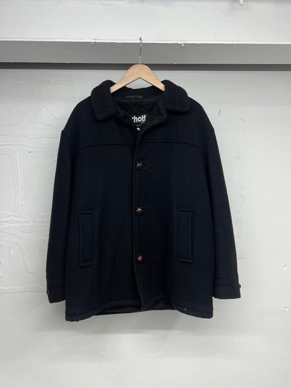 쇼트 쉐르파 하프 코트 상품이미지2