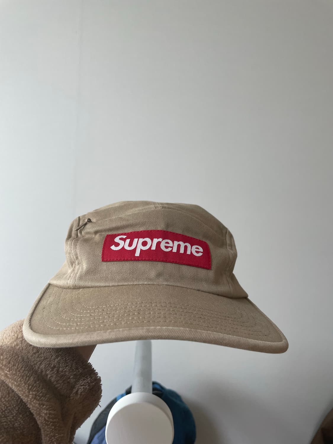 슈프림 베이지 5 패널 캠프캡 상품이미지1