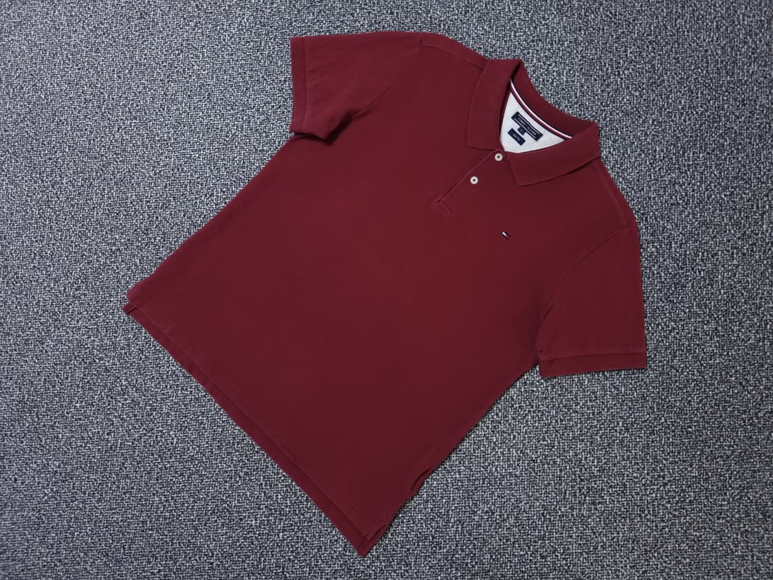 [무료배송][100]타미힐피거 남성용 피케 반팔티 카라티 상품이미지3