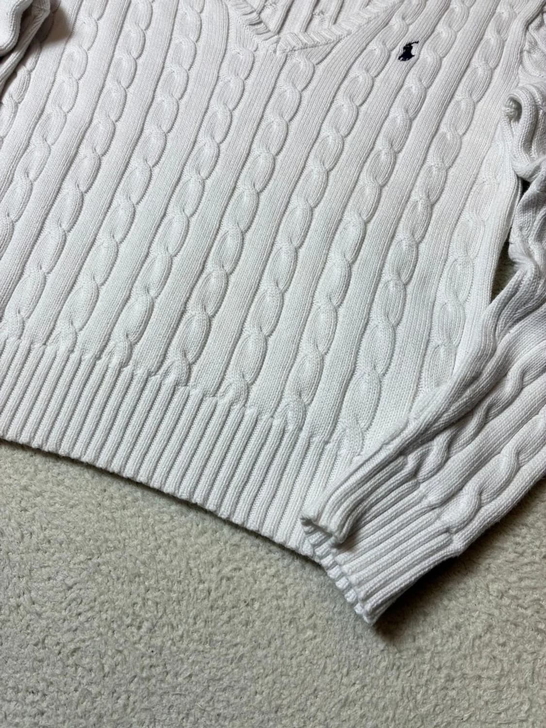 폴로 랄프로렌 큐알 코튼 꽈배기 니트 PN6626 상품이미지5