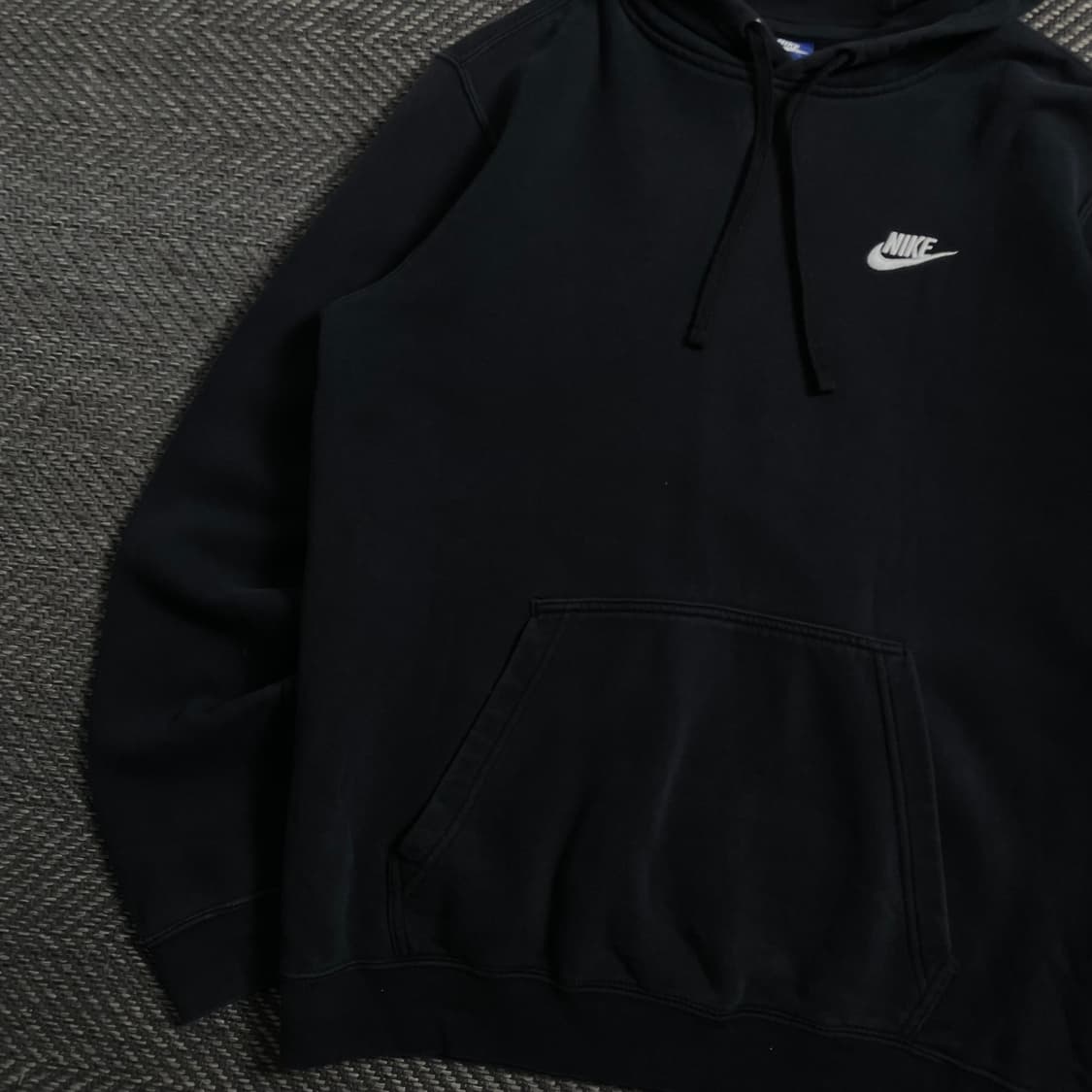 나이키 스우시로고 후드 티셔츠 블랙 o 4342 상품이미지3