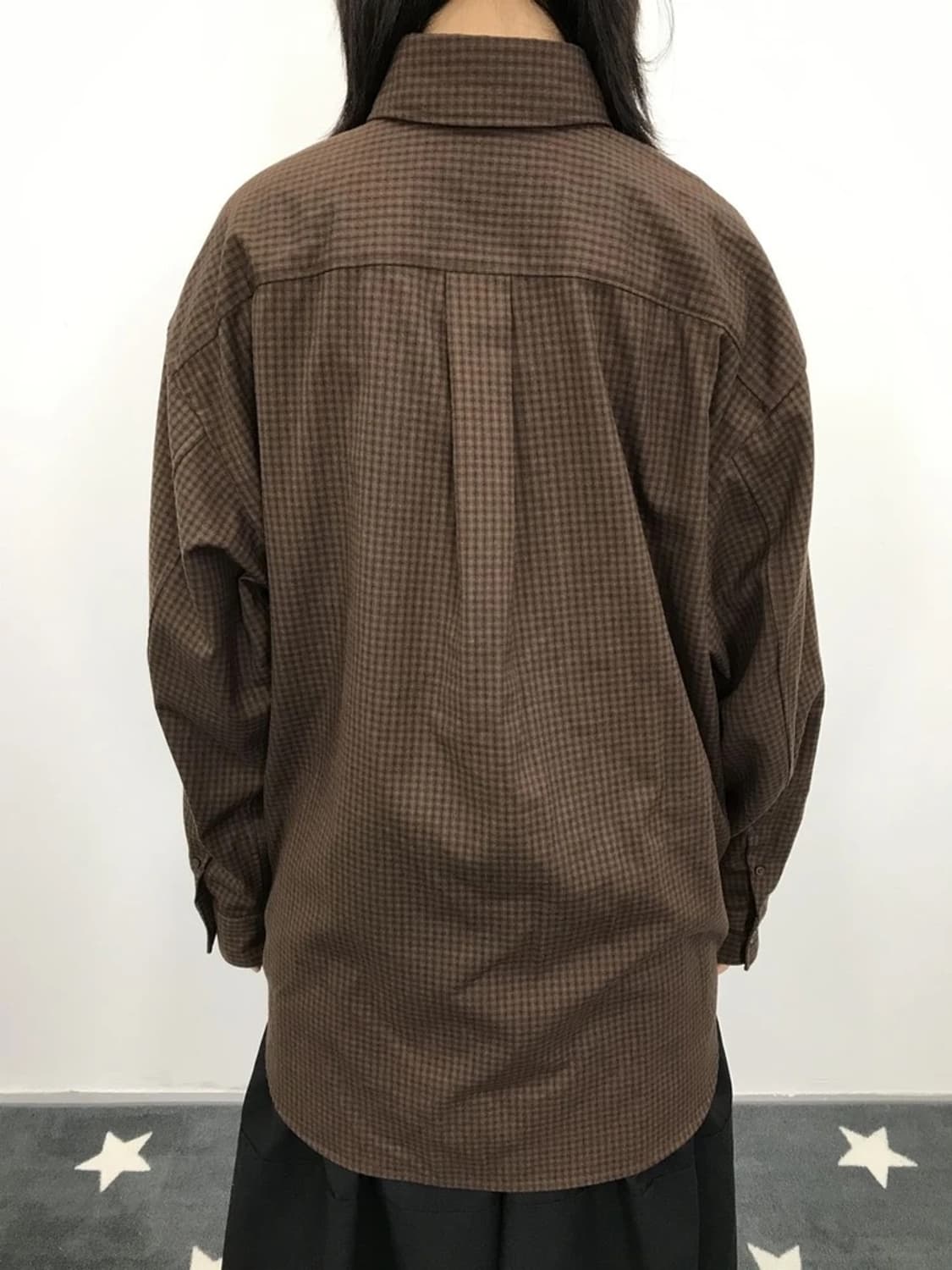 Uniqlo U Brown Check Shirt 상품이미지3