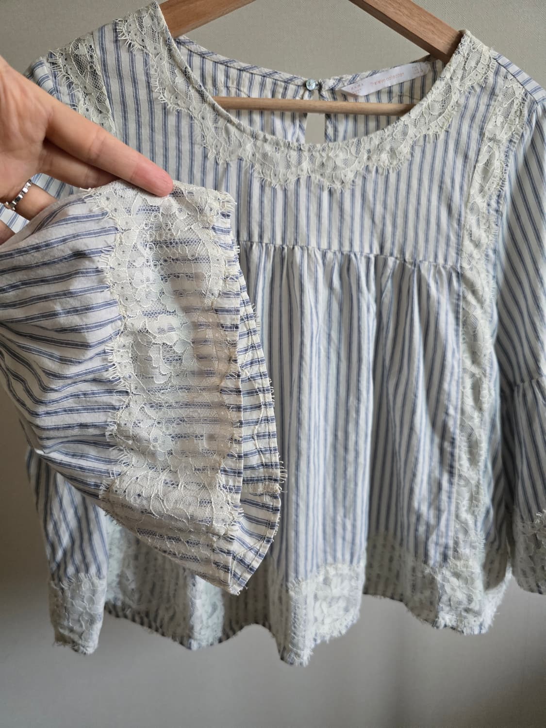 zara 레이스 블라우스 상품이미지5