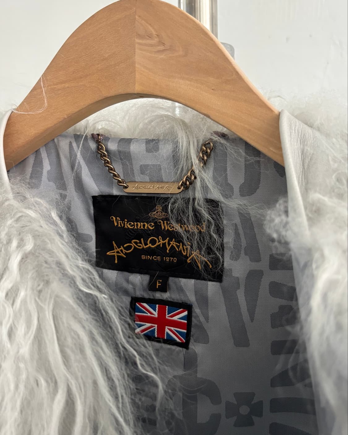 Vivienne Westwood 비비안웨스트우드 실버 양털 퍼 베스트 상품이미지8
