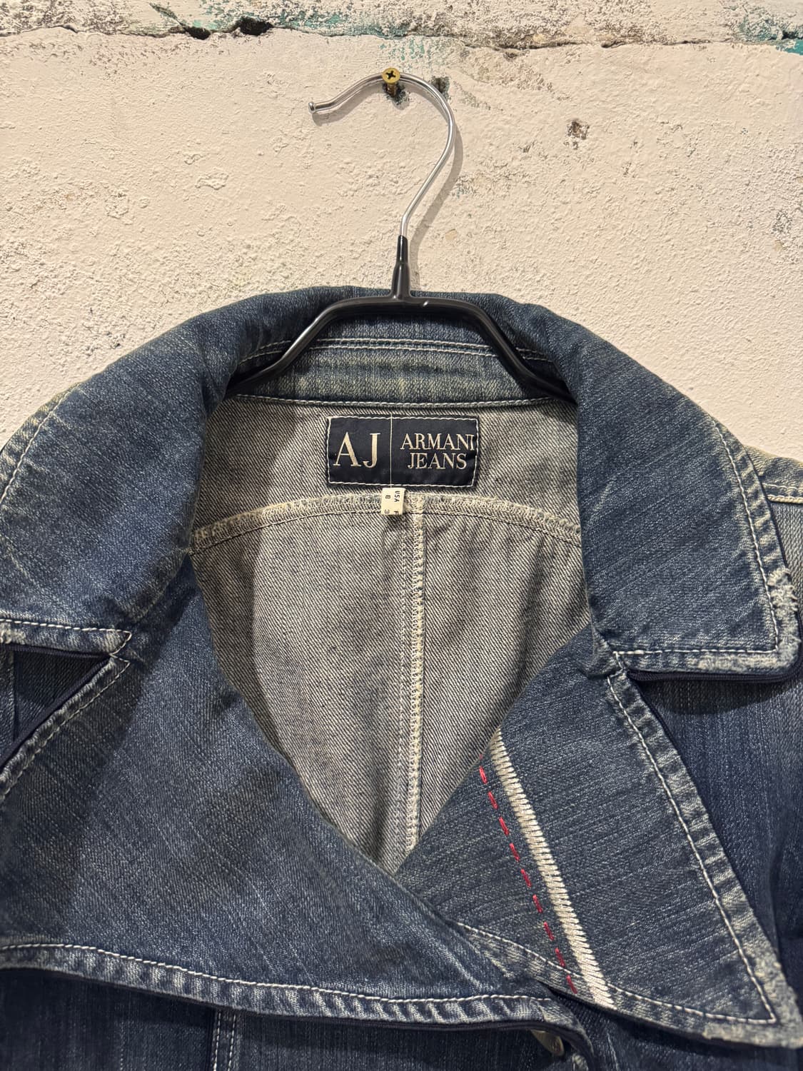 아르마니 진스 패치 데님 자켓 상품이미지2
