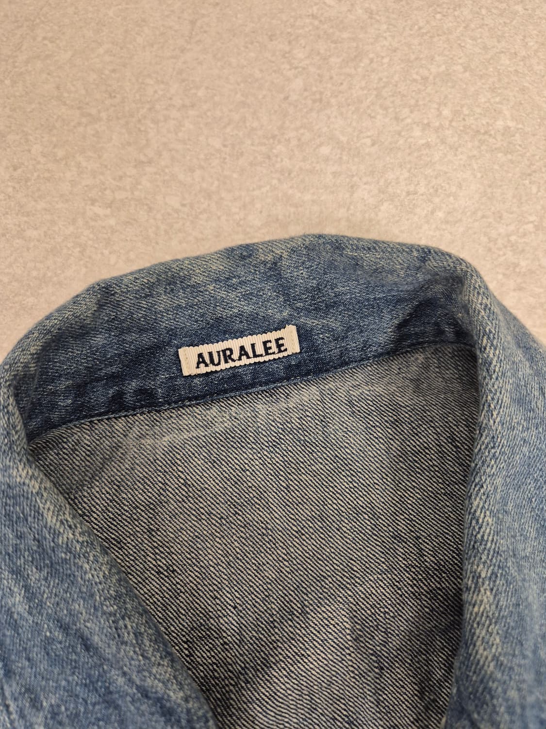 오라리 샐비지 라이트닝 데님 자켓 5사이즈 상품이미지6