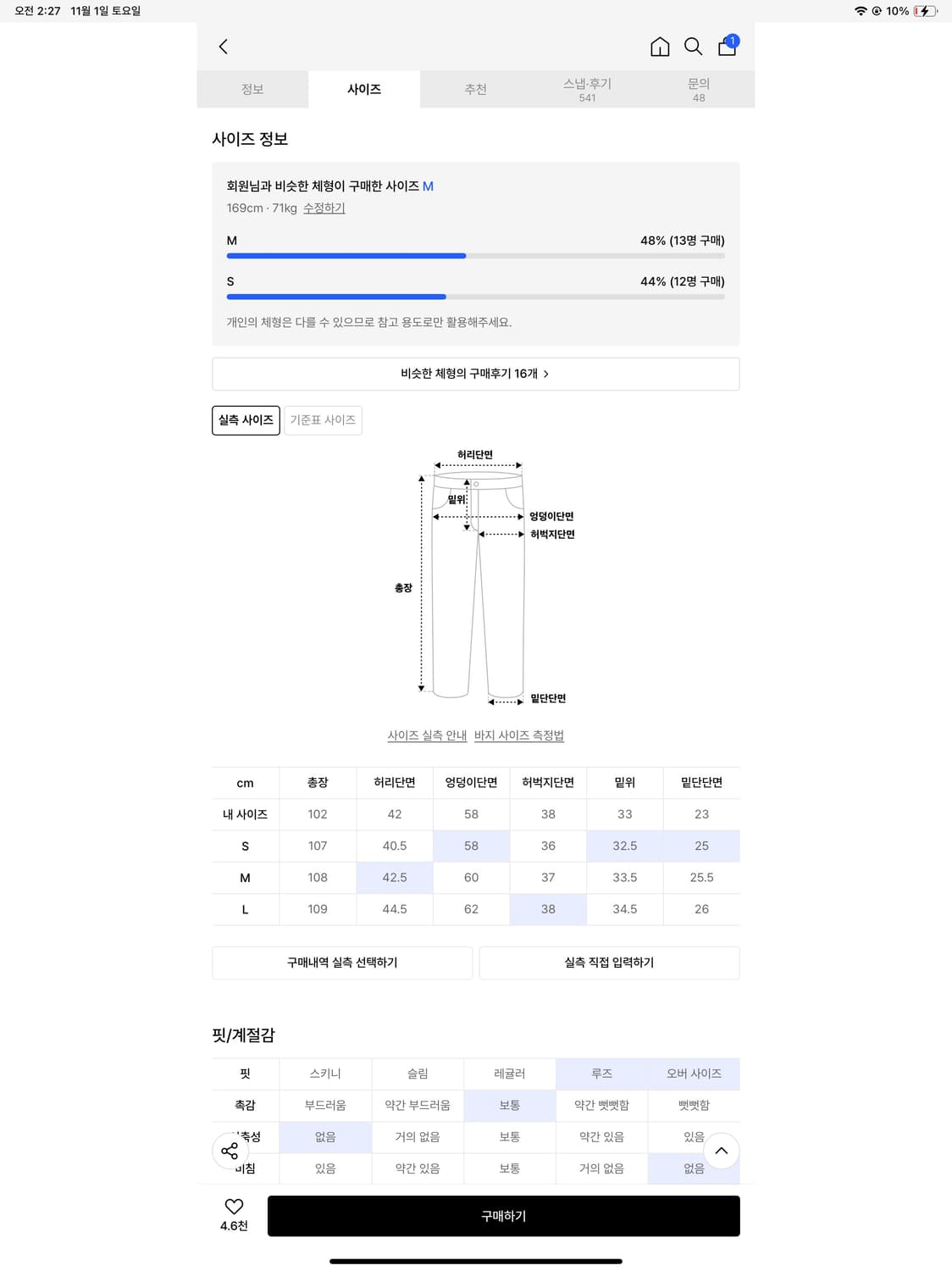딥센스 데님m사이즈 상품이미지2