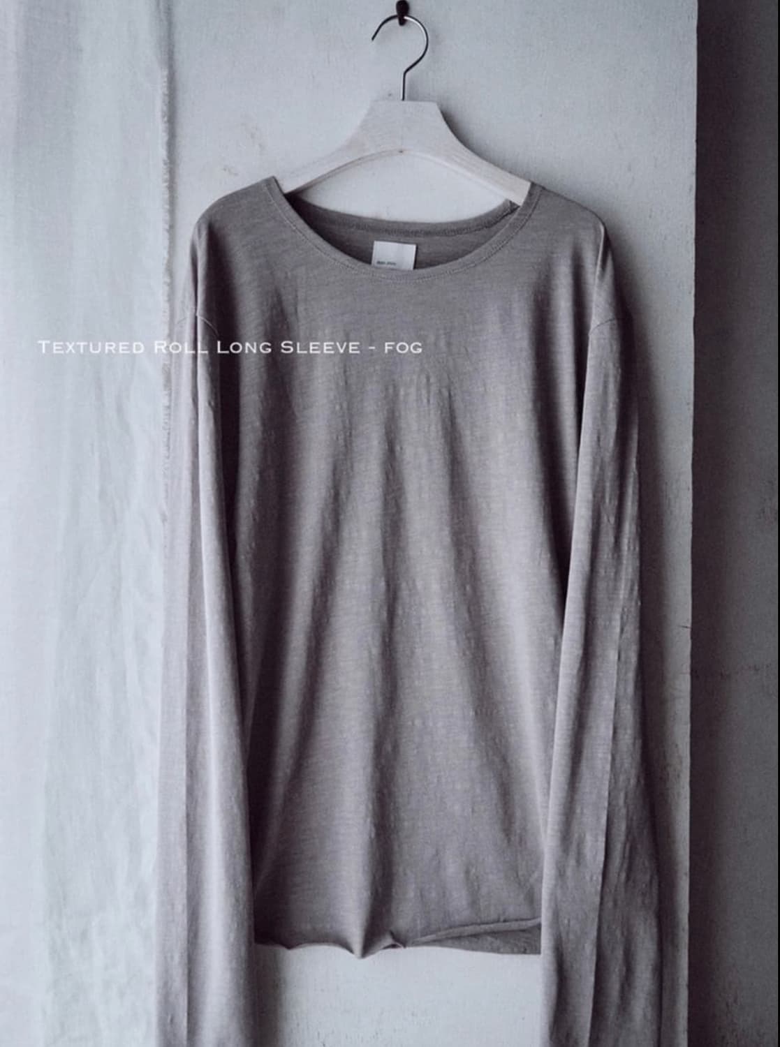 Mono Prive 텍스처드 롱슬리브 ver.2 fog 1size 상품이미지3