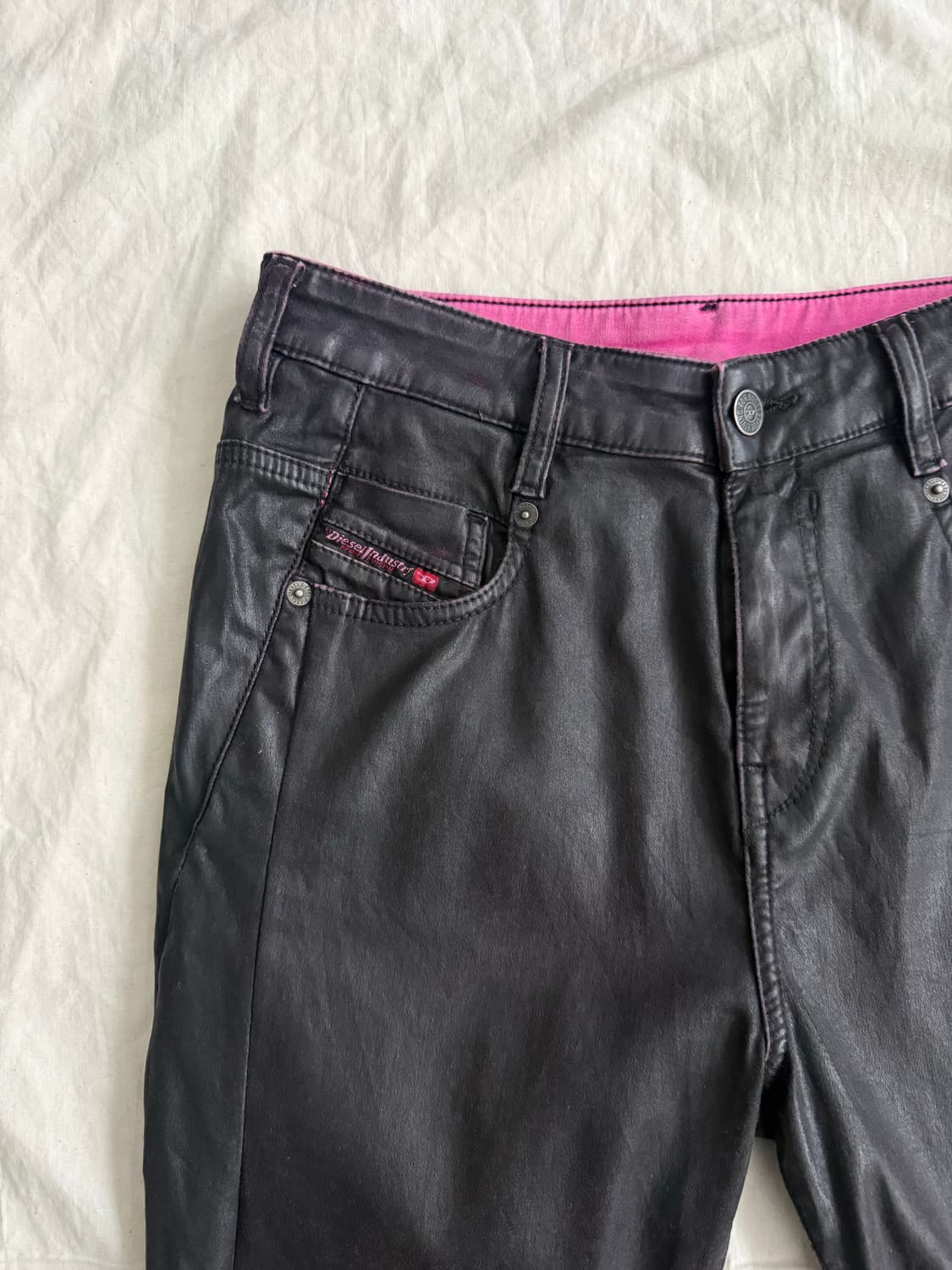 디젤 코팅 블랙진  상품이미지2