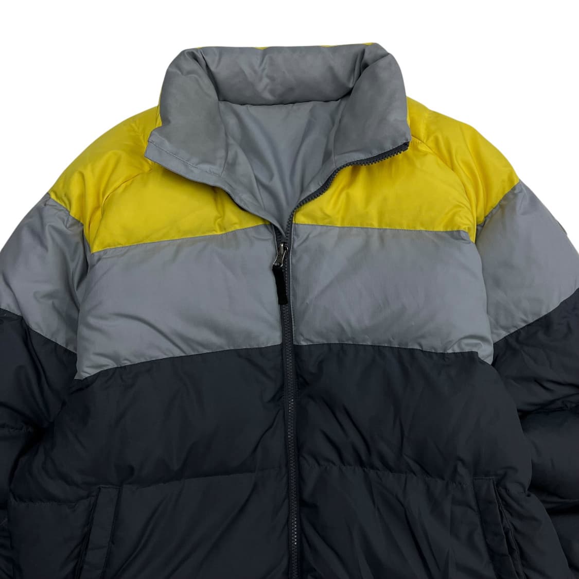 나이키 ACG 옐로우 배색 리버시블 그레이 패딩 L 상품이미지6