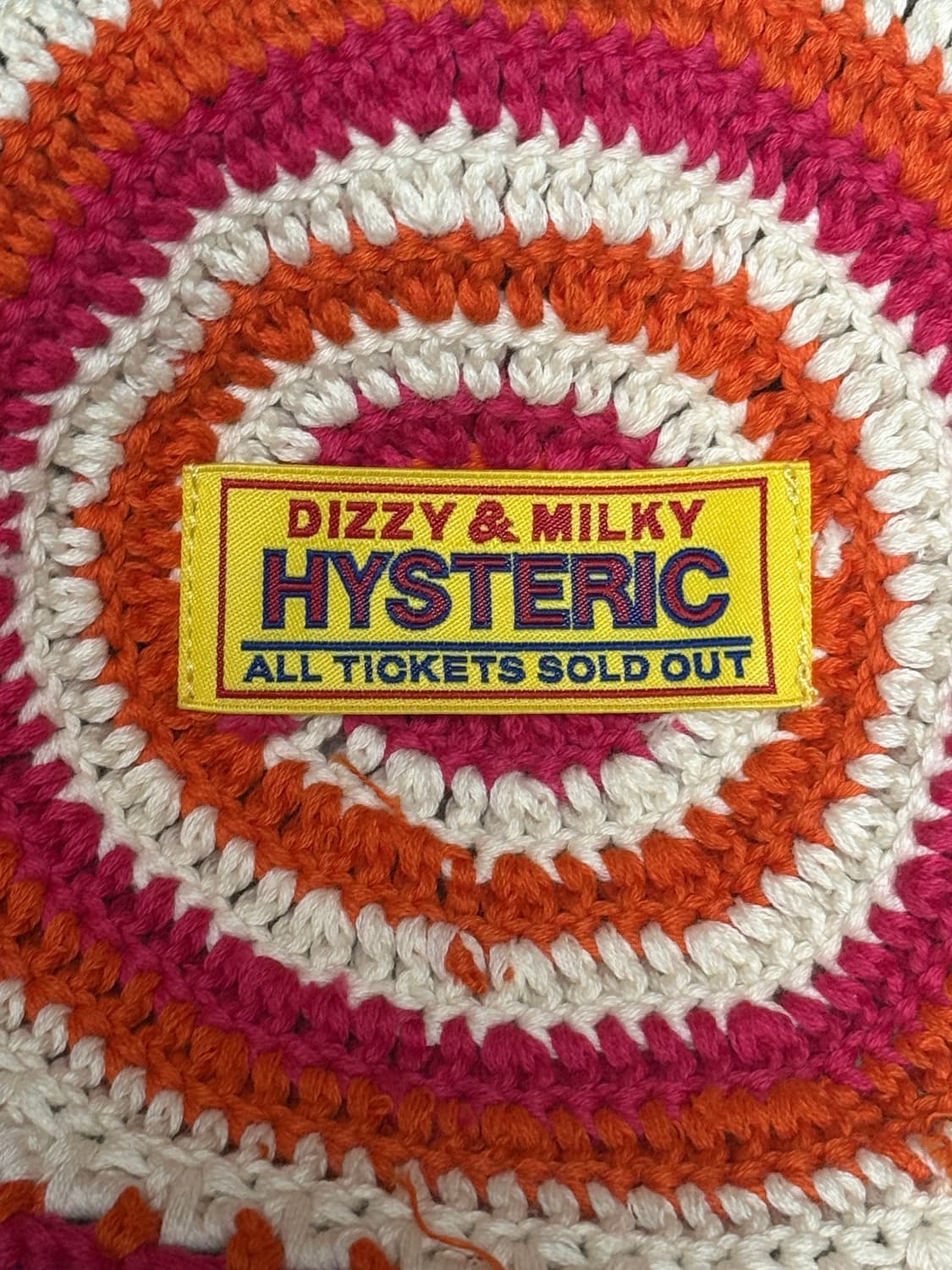 (새상품)히스테릭 글래머 니트 버킷햇 화이트 상품이미지6