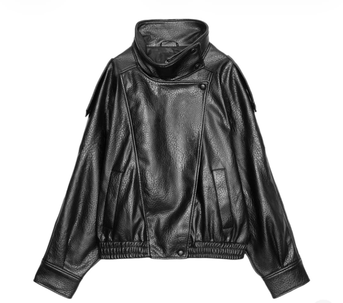 자라 페이크 레더 자켓 상품이미지1