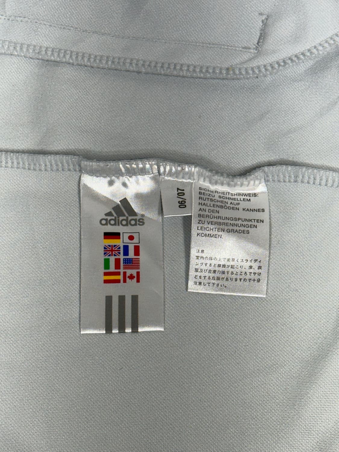 아디다스 블랙 화이트 핑크 삼선 트랙탑 져지 L 상품이미지8