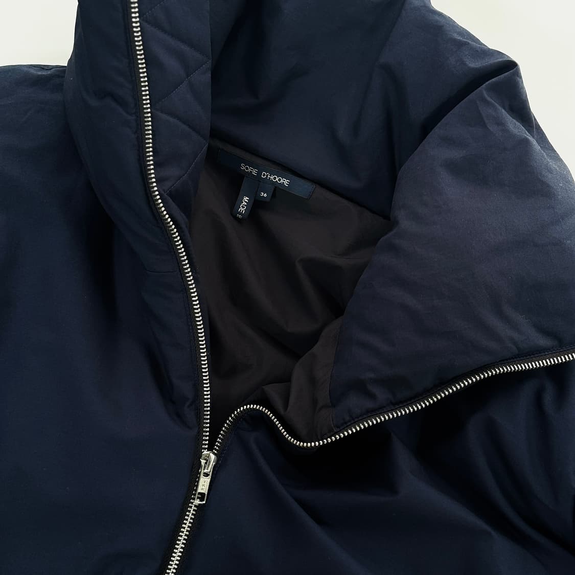 소피드후레 하이넥 다운 패딩 코트 상품이미지4