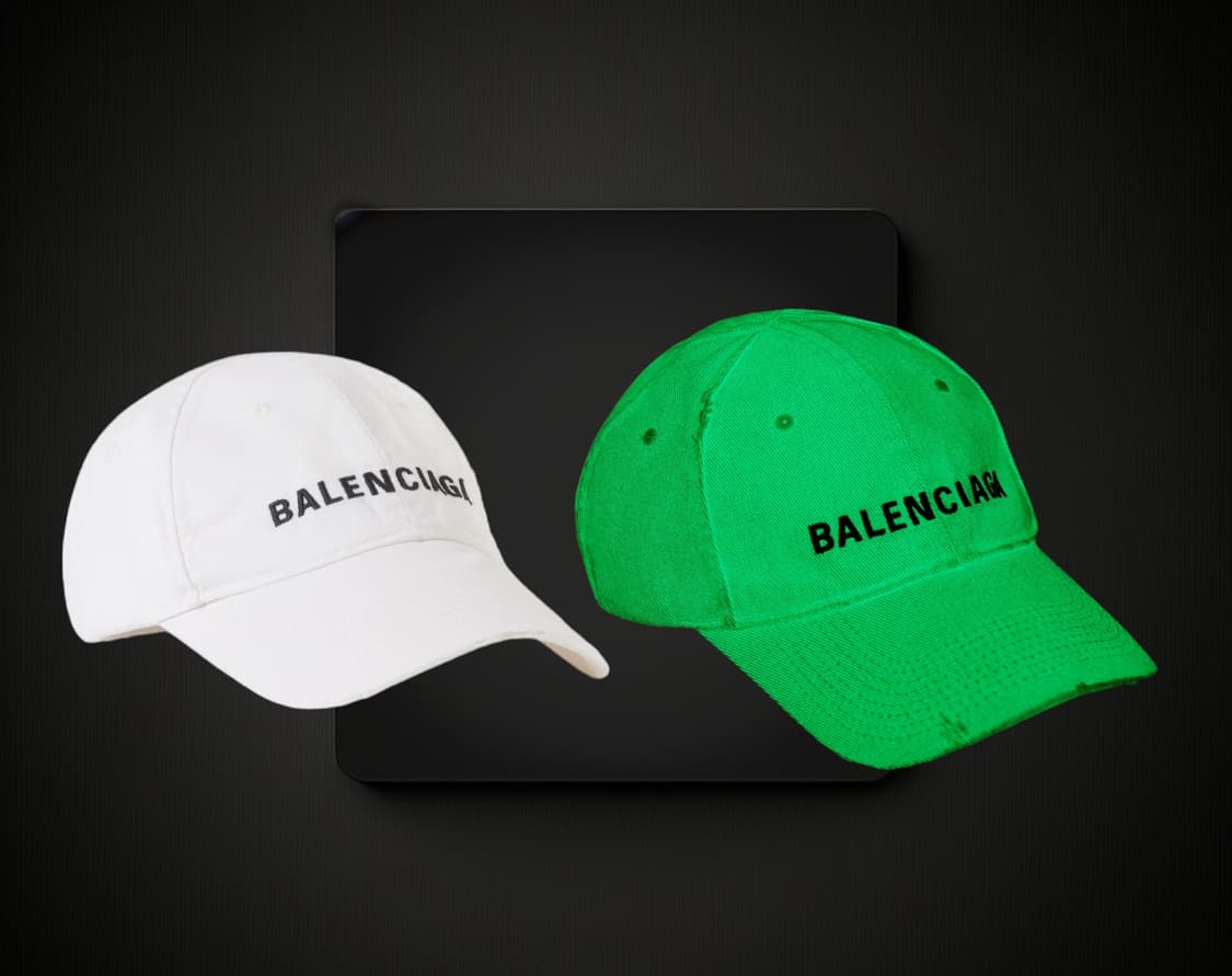 발렌시아가 다크 인더 글로우 볼캡 상품이미지2