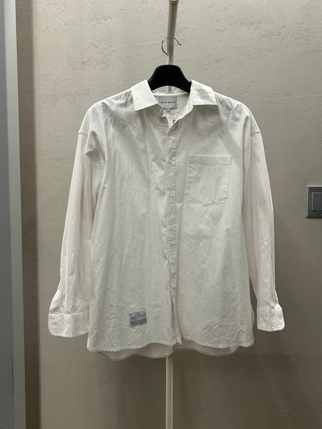 AECA WHITE 옥스포트 화이트 셔츠 상품이미지3