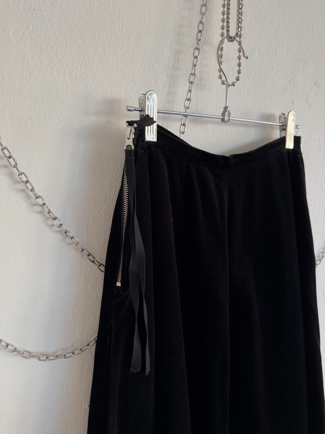 메종 마르지엘라 MM6 벨벳 플레어 롱스커트 상품이미지4