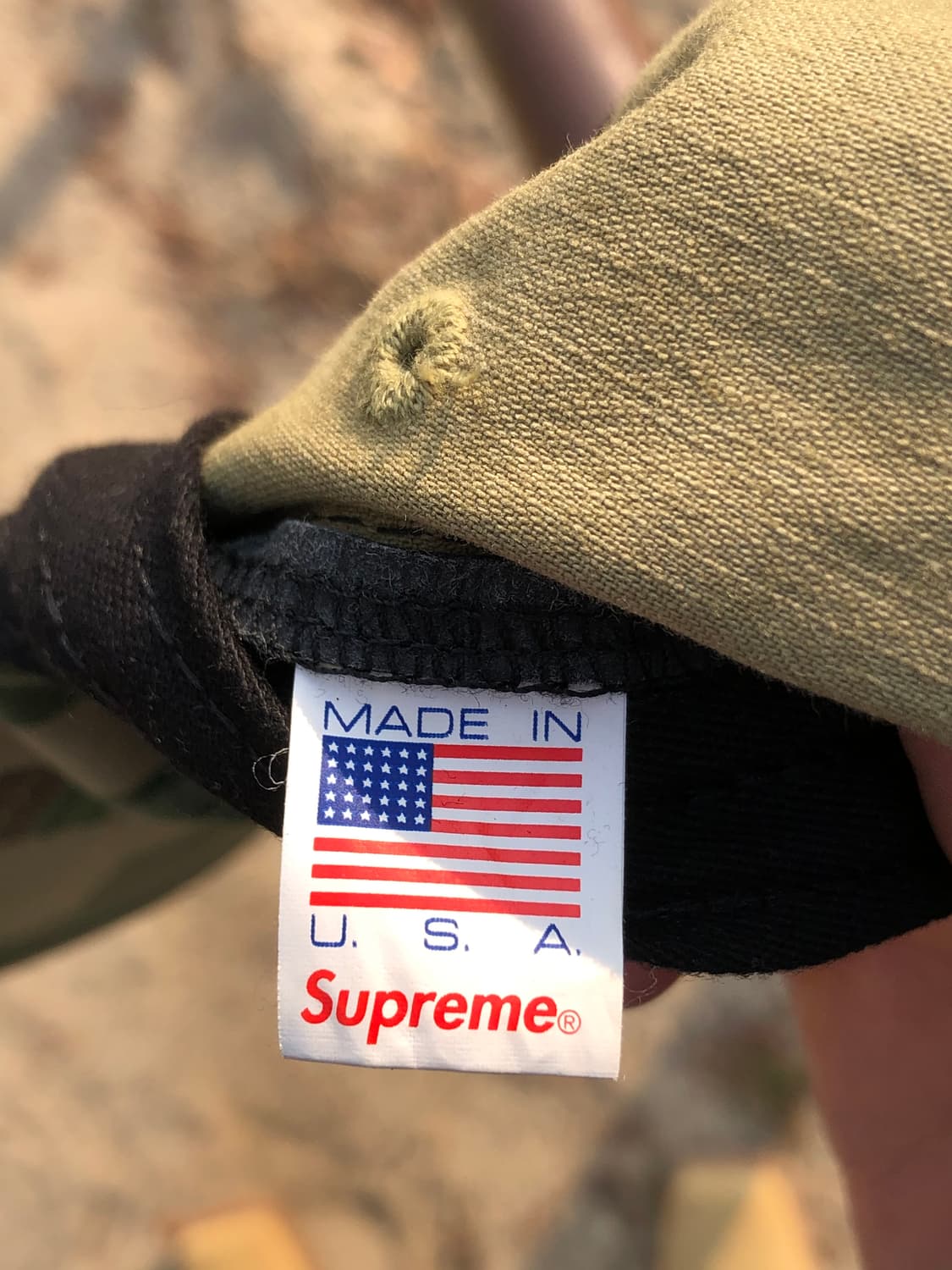 Supreme Digital Camo Camp Cap 상품이미지3