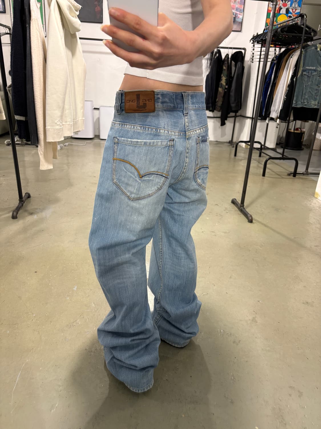 빈티지 데님팬츠 상품이미지4