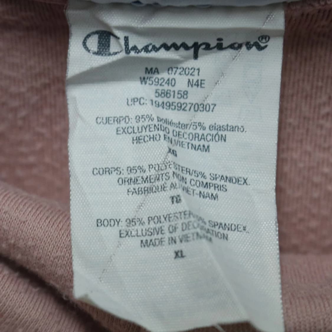 챔피온 딸기우유 벨벳 캥거루 포켓 후드 63099  상품이미지9