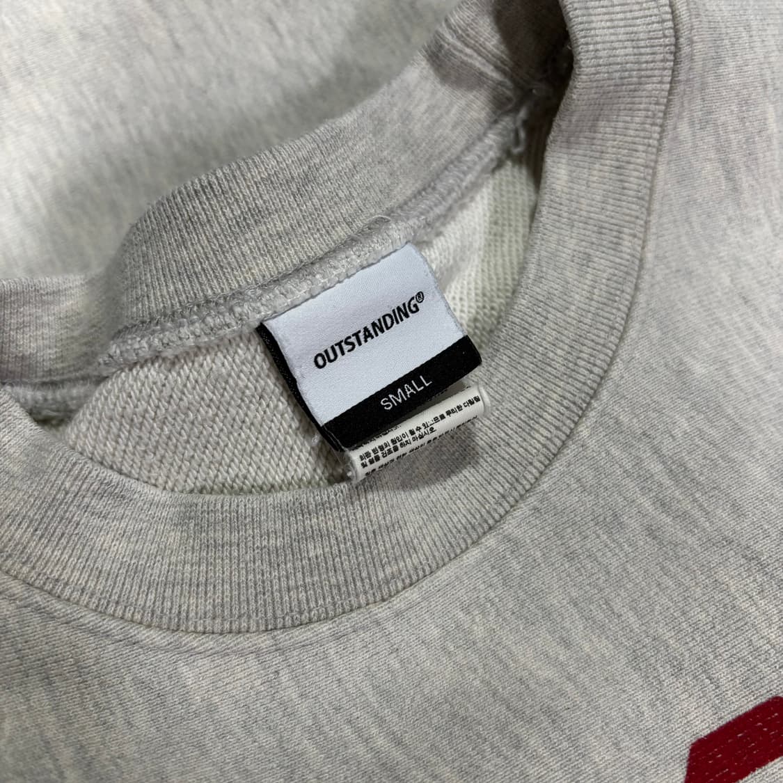 S 95 아웃스탠딩 멜란지그레이 허스키 맨투맨 상품이미지3