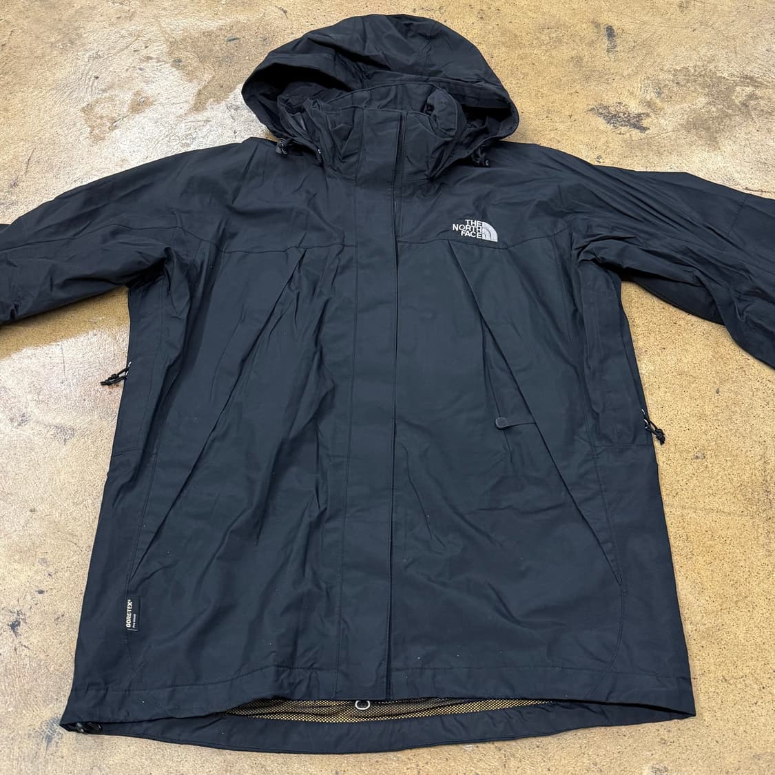 [정품/90] 노스페이스 블랙 바람막이 후드 자켓 b15 상품이미지3