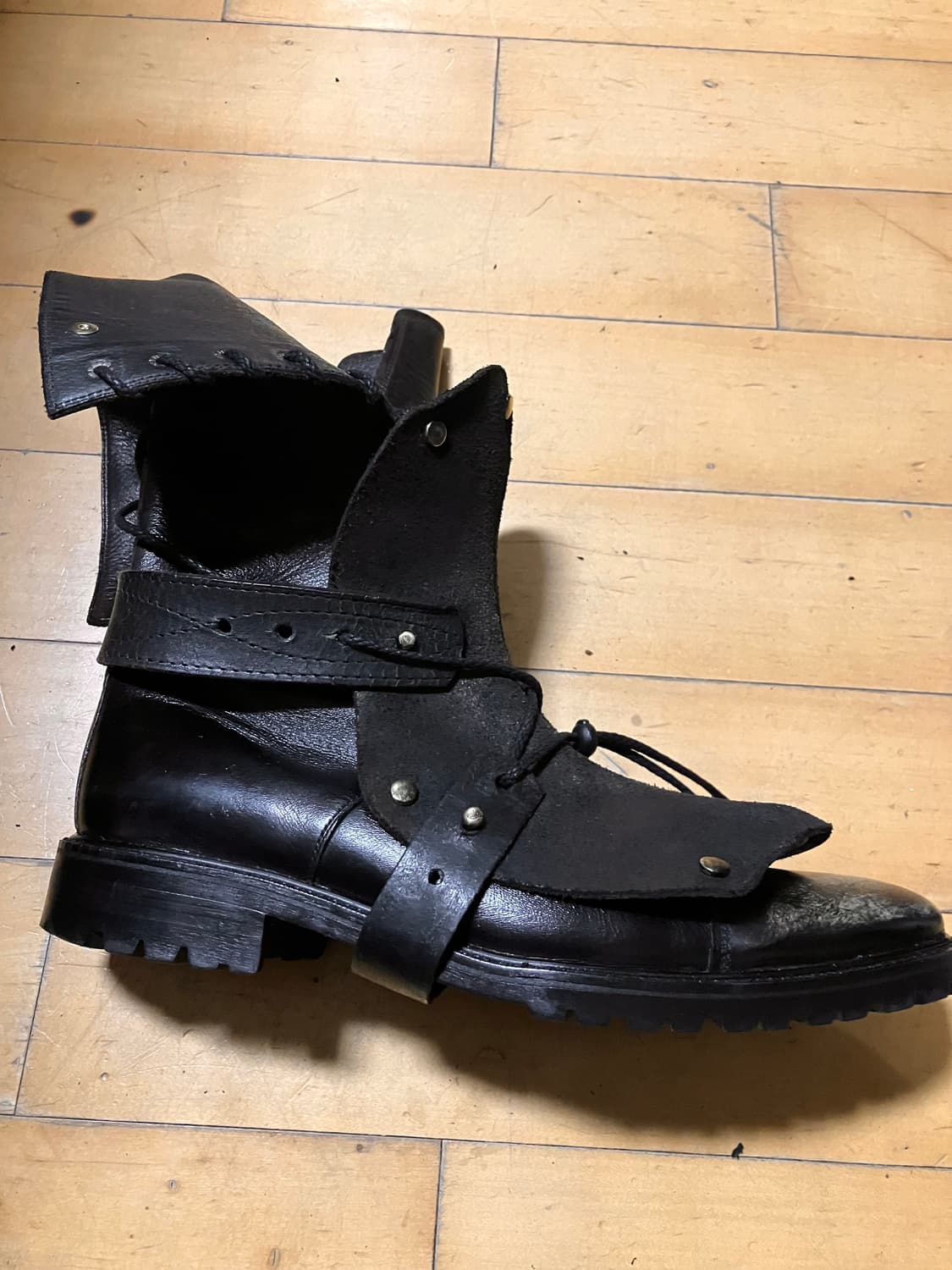 Jean paul gaultier 장폴고티에 아머 파츠 몬스터 롱 부츠 상품이미지6